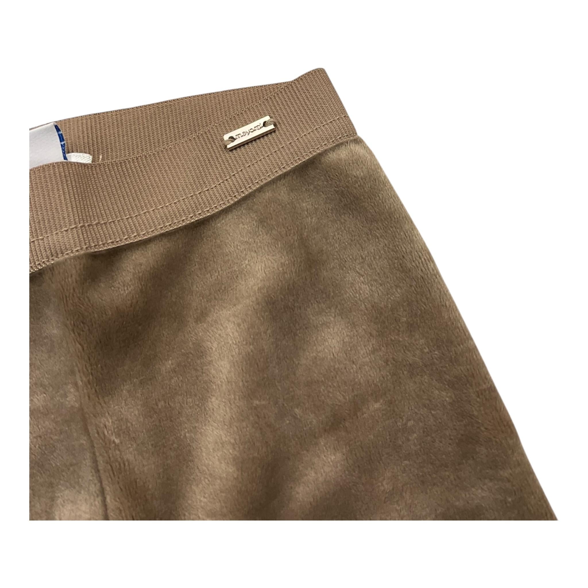 MAYORAL leggins tinta unita con elastico in velluto Fango per Neonata 727 FANGO MAYORAL