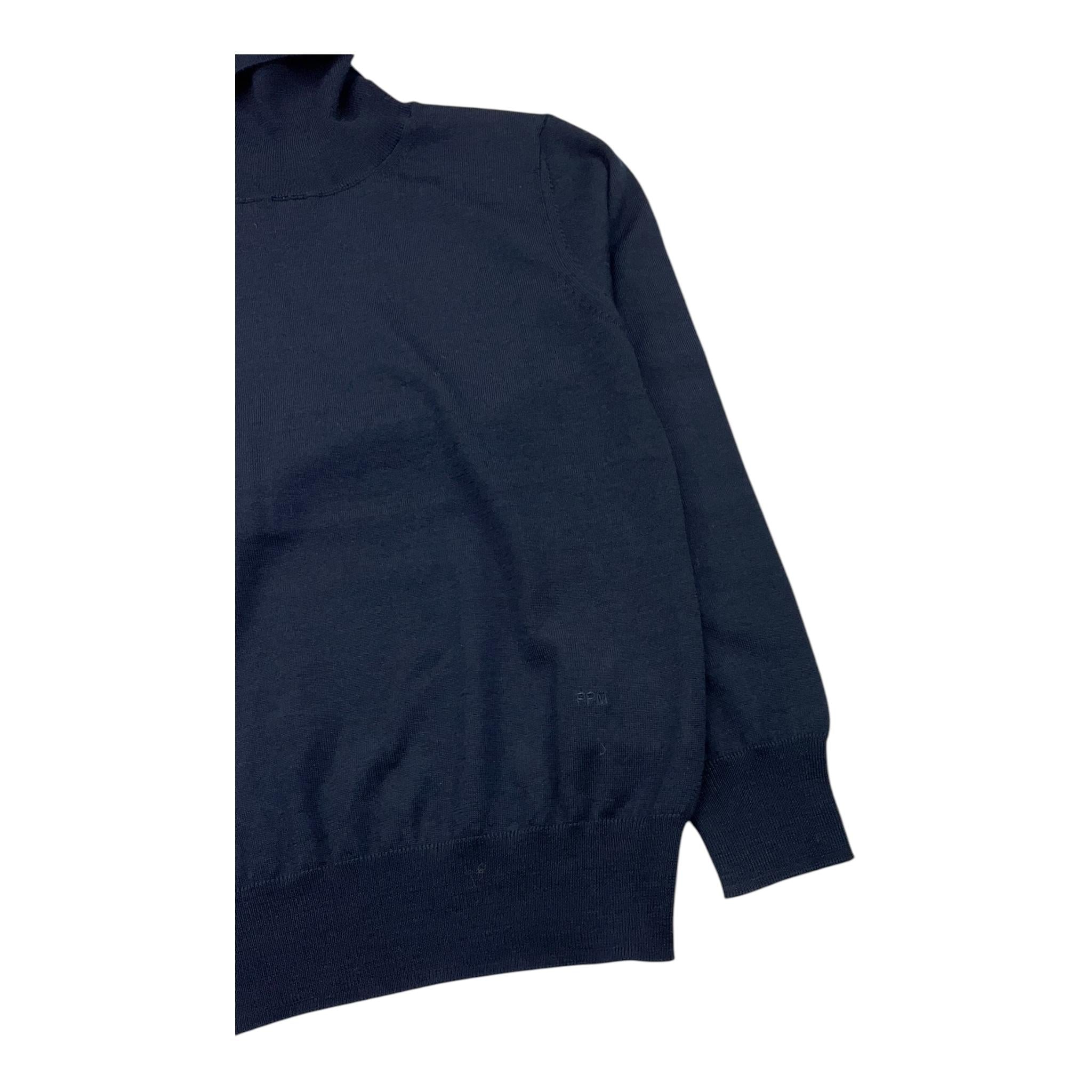 PAOLO PECORA maglia coll alto tinta unita Blu per Bambino PP4099 BLU PAOLO PECORA