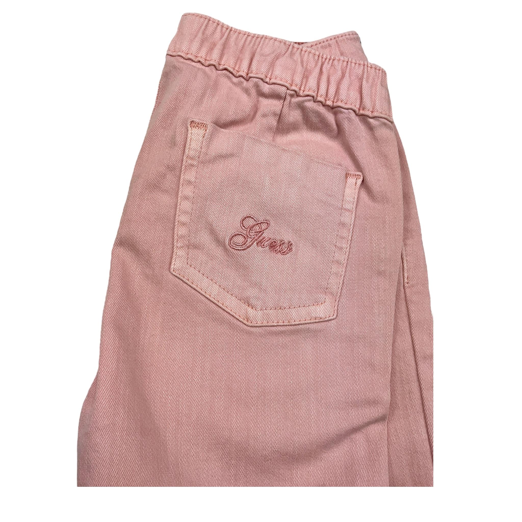 GUESS jeans tinta unita modello zampa Rosa per Bambina K4YB04WE620 ROSA GUESS