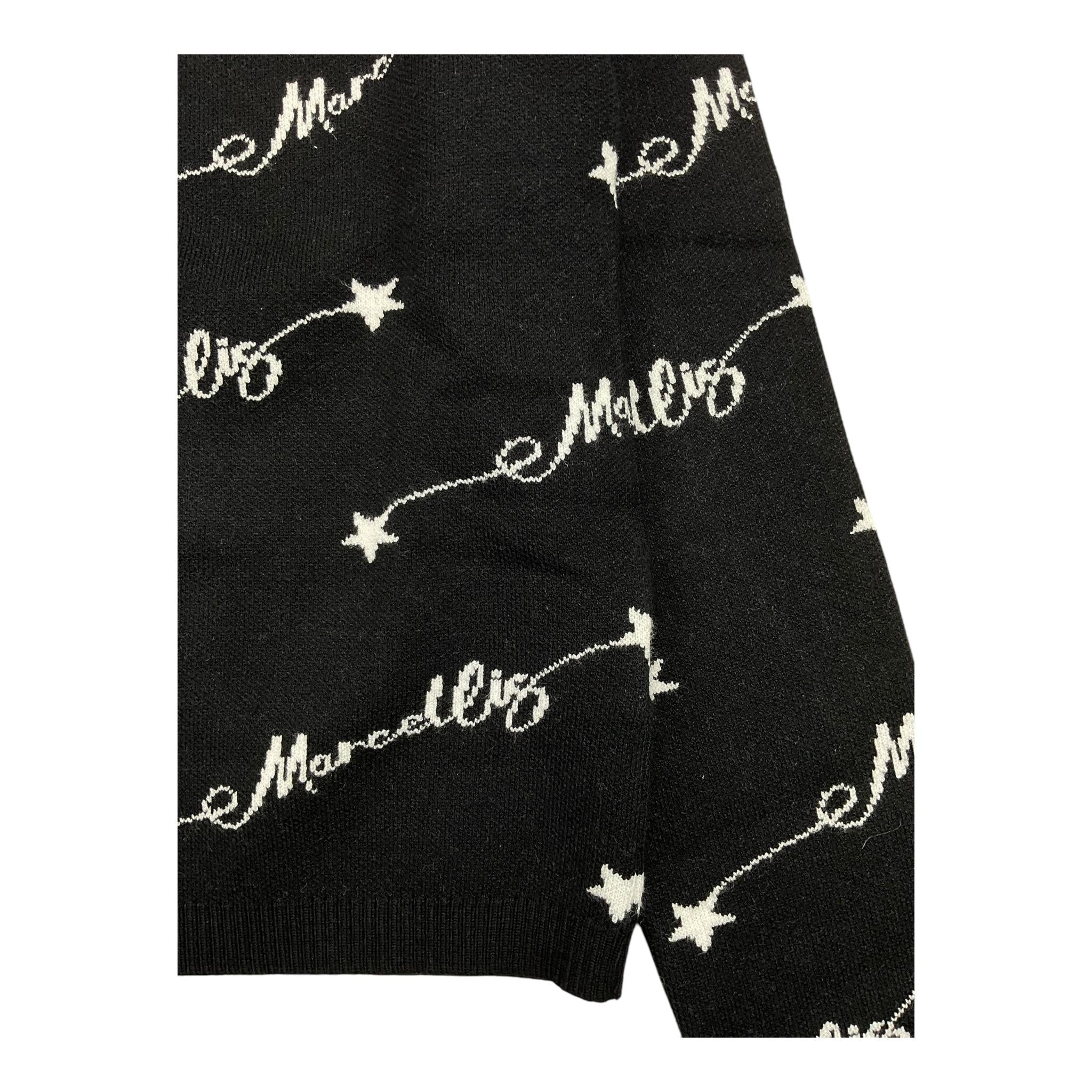 MARC ELLIS maglia collo alto tinta unita logata Nero per Bambina JMJSW00172 NERO MARC ELLIS