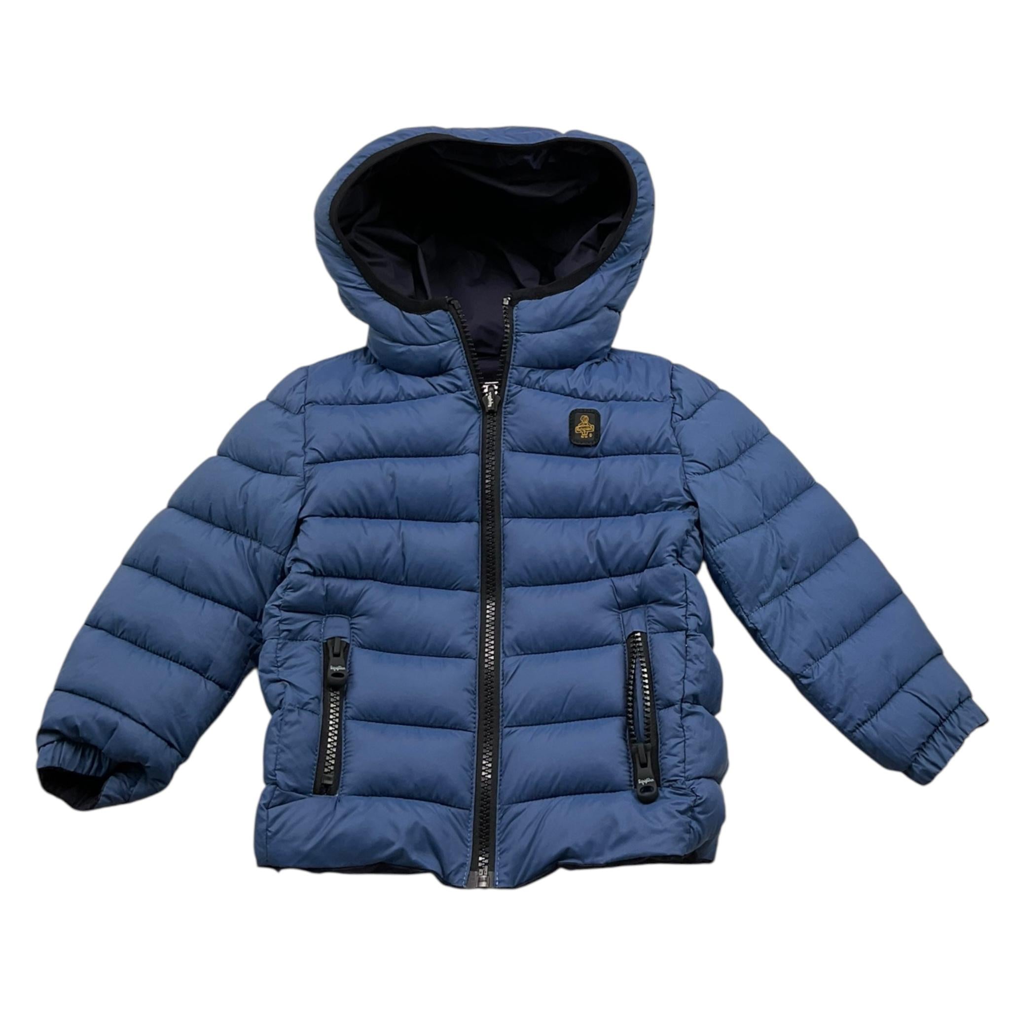 REFRIGIWEAR giubbino tinta unita con zip e cappuccio reversibile Blu per Neonato RWN825 BLU REFRIGIWEAR