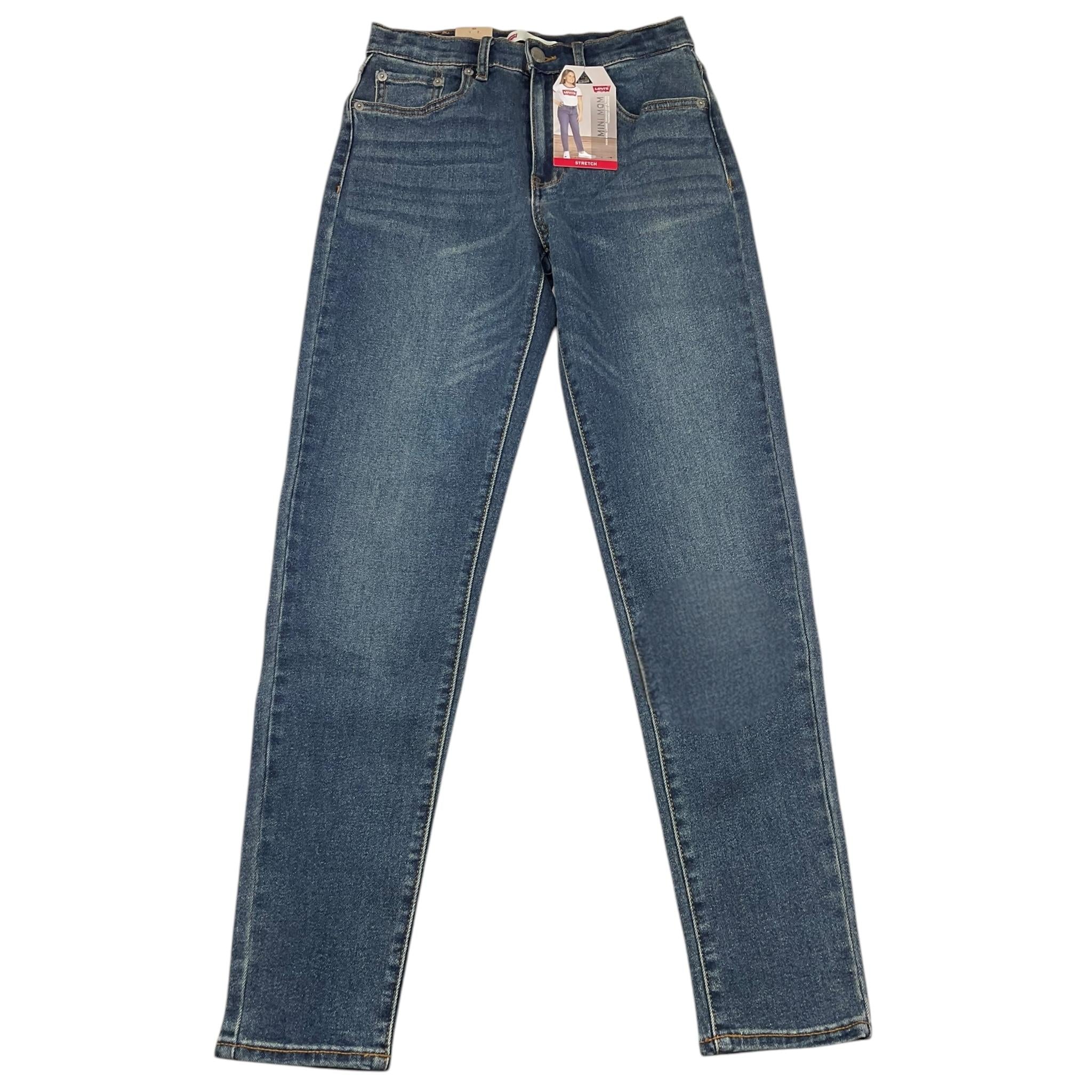 LEVIS jeans tinta unita cn girovita regolabile Blu per Bambino 4EG377 BLU LEVIS
