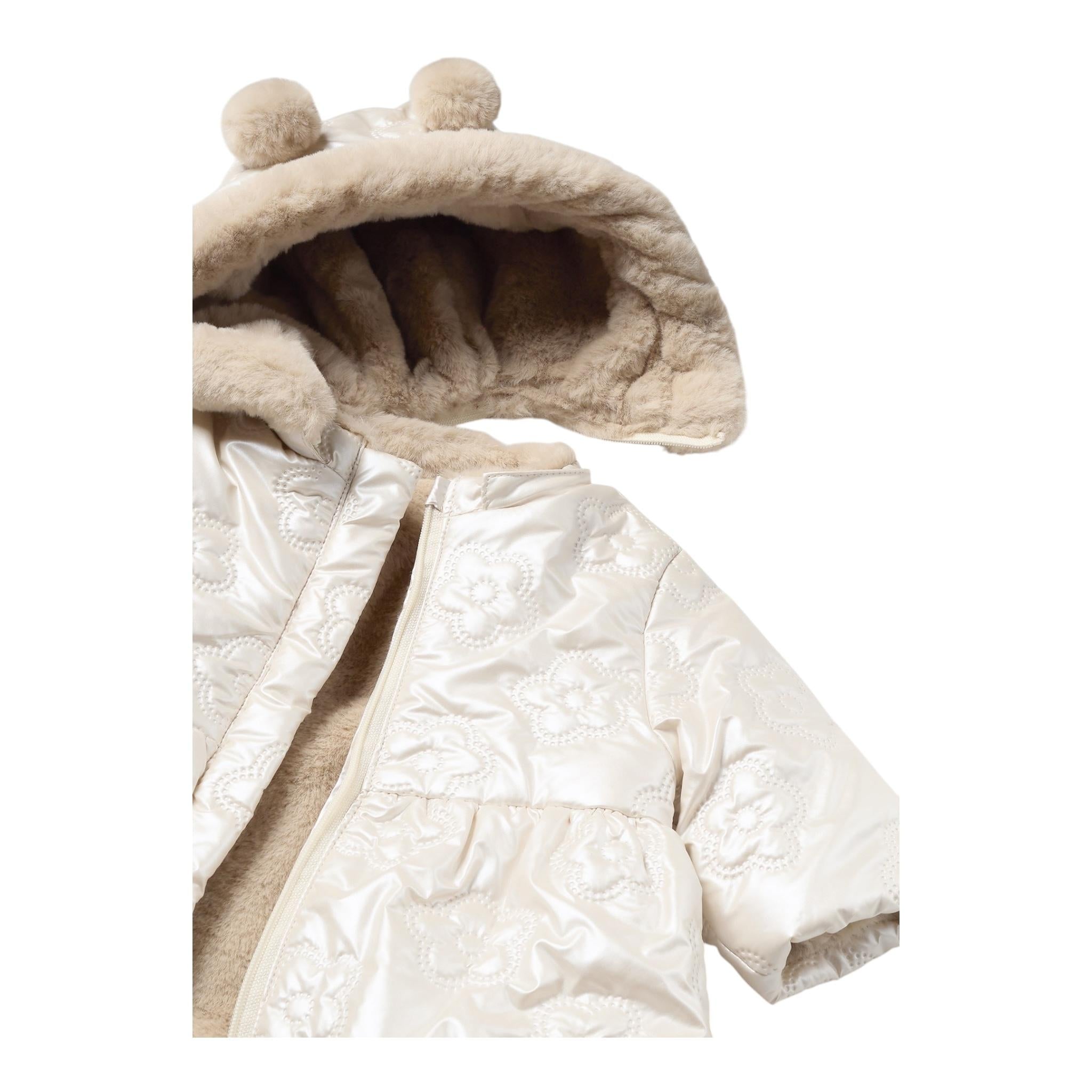 NAIDA giubbino reversibile bicolore con cappucci Beige per Neonata 2454 BEIGE NAIDA
