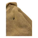 DONDUP felpa tinta unita in maglia con cappuccio Cammello per Bambina DFMA014 CAMMELLO DONDUP