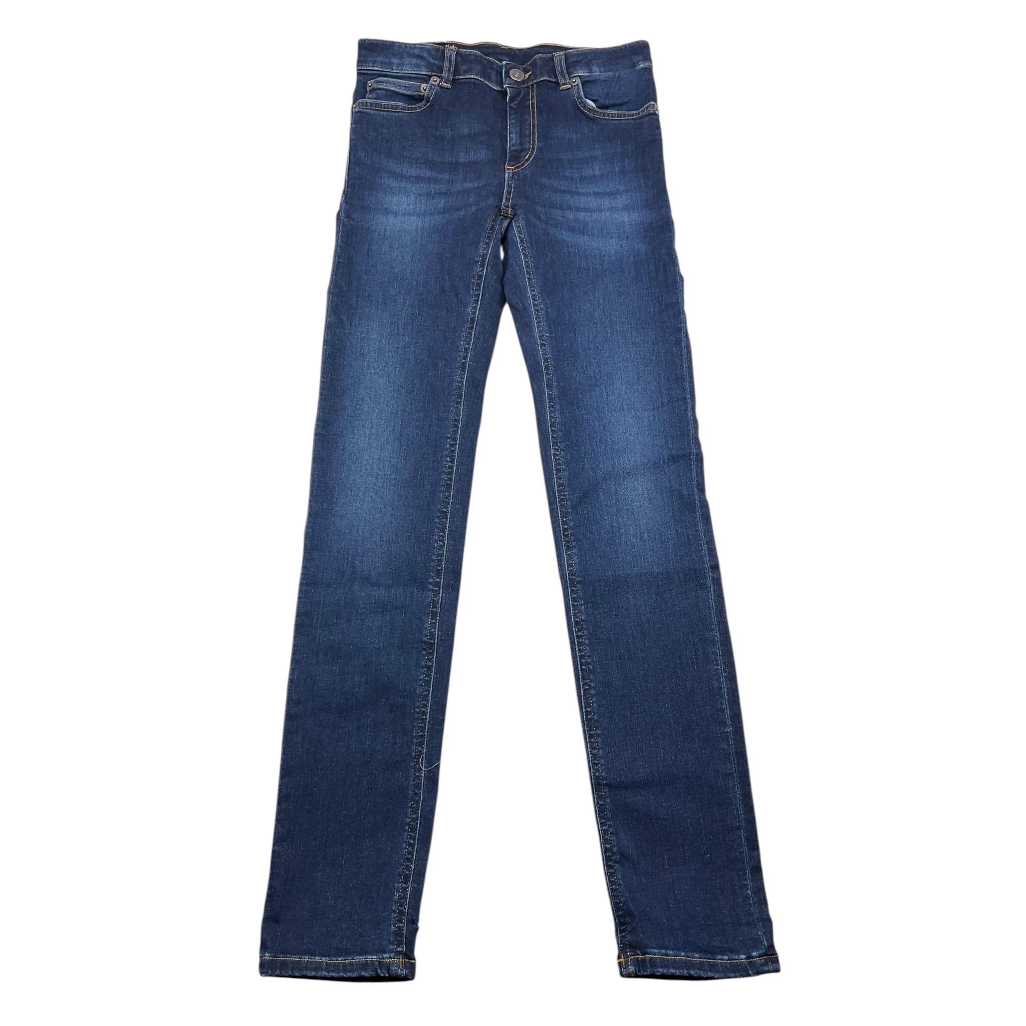 DONDUP jeans tinta unita cn 5 tasche Blu per Bambina DFPA103 BLU DONDUP