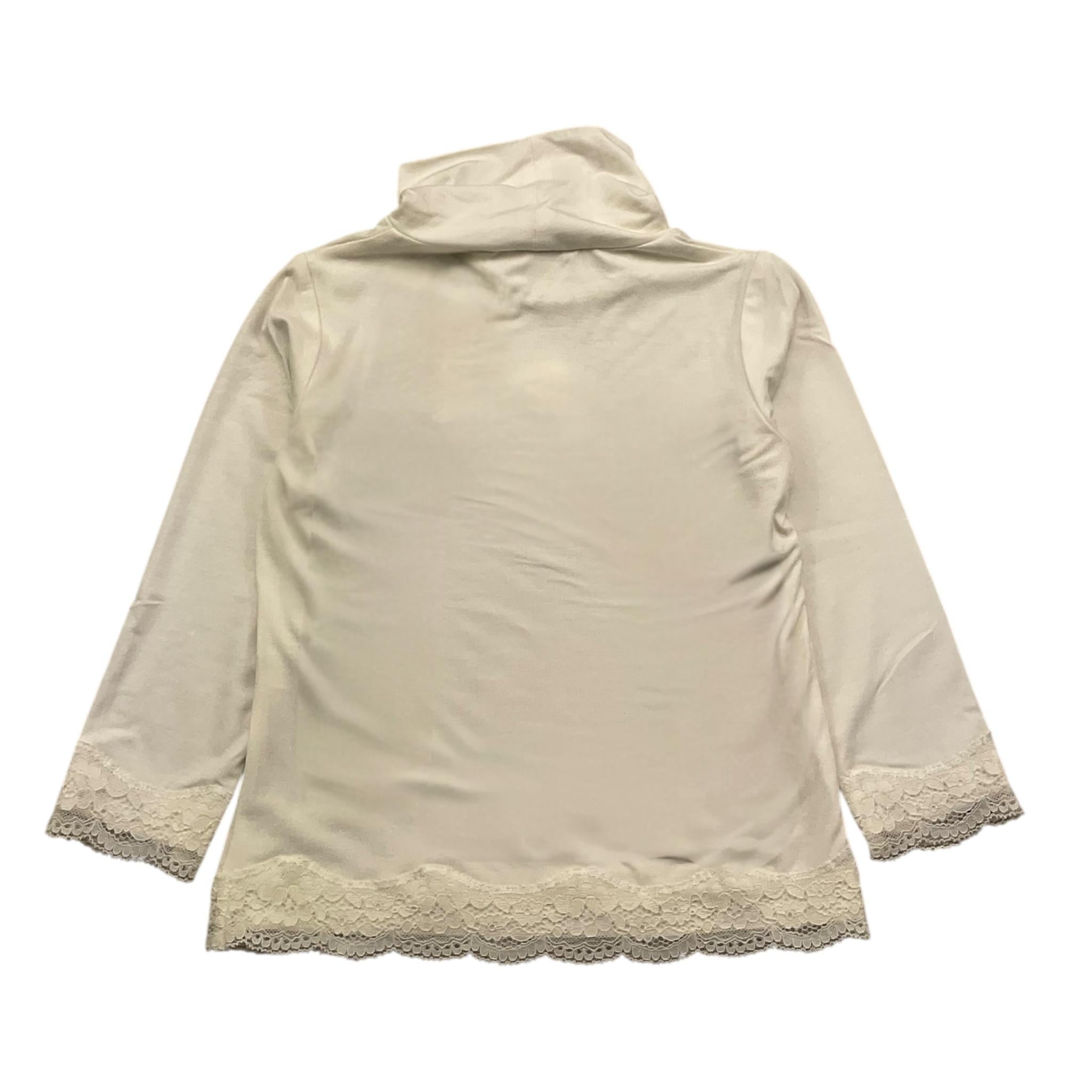 LIU JO shirt collo alto tinta unita con ricami Panna per Neonata KF1009 PANNA LIU JO