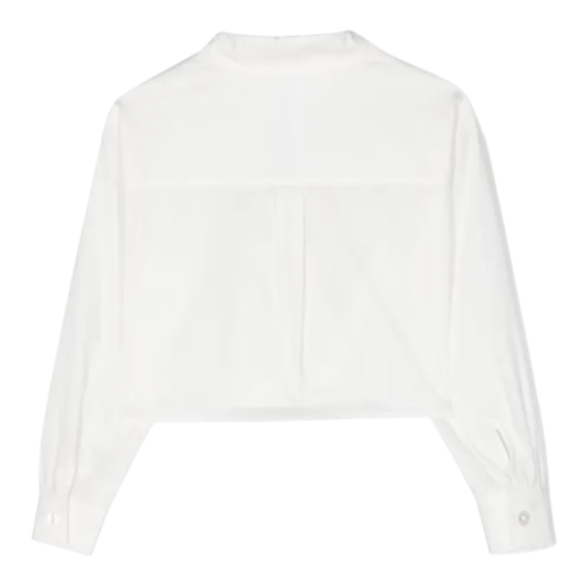 TWINSET camicia tinta unita con cravatta Bianco per Bambina 242GJ2130 BIANCO TWINSET