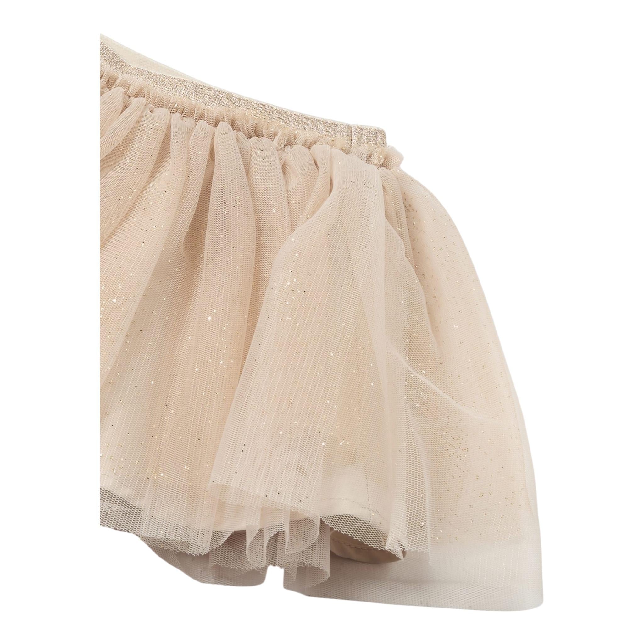 MAYORAL gonna tinta unita in tulle Beige per Neonata 2901X BEIGE MAYORAL