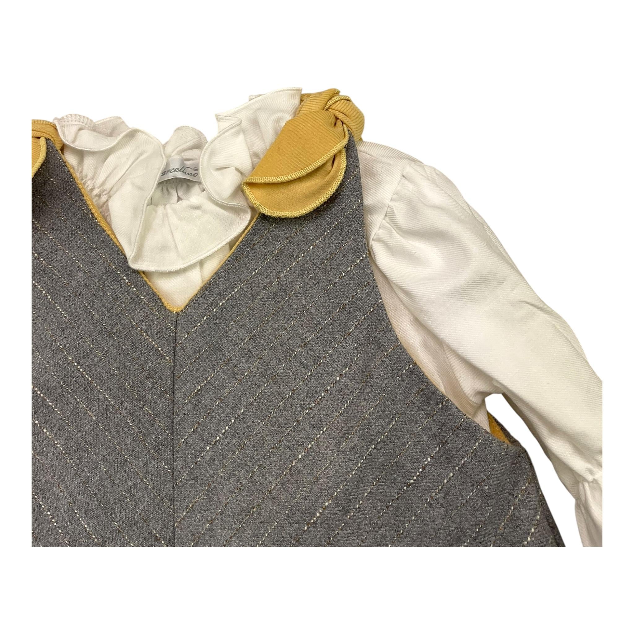 BARCELLINO completo 2 pezzi abito-camicia Grigio per Neonata 115908X GRIGIO BARCELLINO