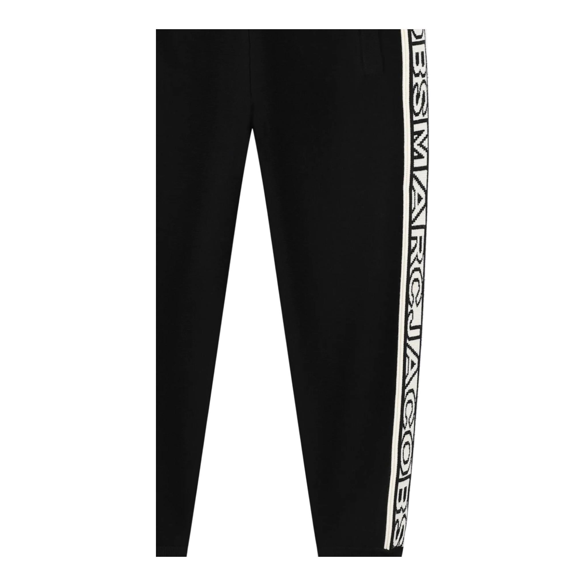 MARC JACOBS pantalone modello tuta tinta unita con stampa Nero per Bambino W60307 NERO MARC JACOBS