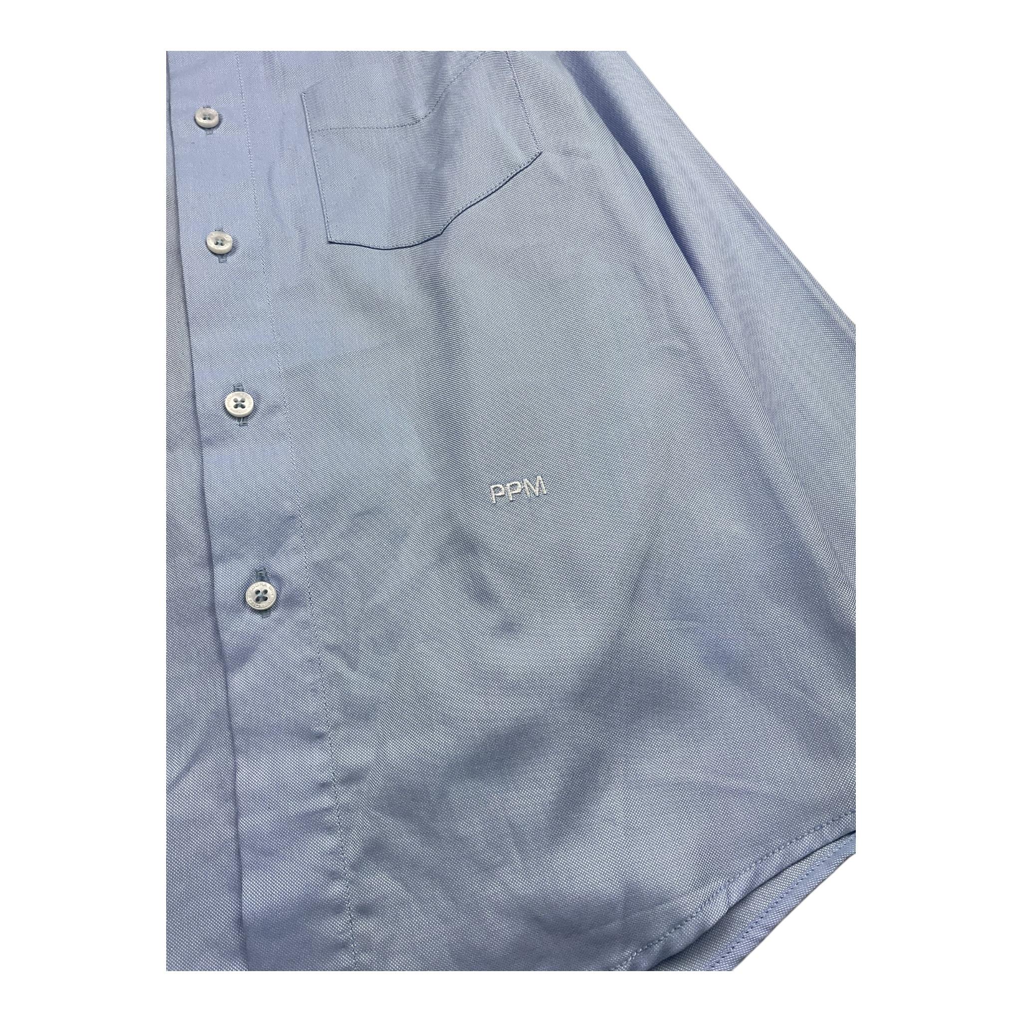 PAOLO PECORA camicia tinta unita manica lunga Azzurro per Bambino PP4107 AZZURRO PAOLO PECORA