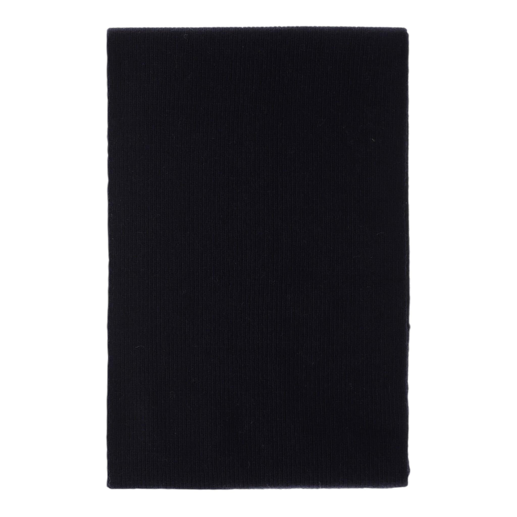 HERNO sciarpa tinta unita con righe in contrasto Blu per Bambino SCP00010X BLU HERNO