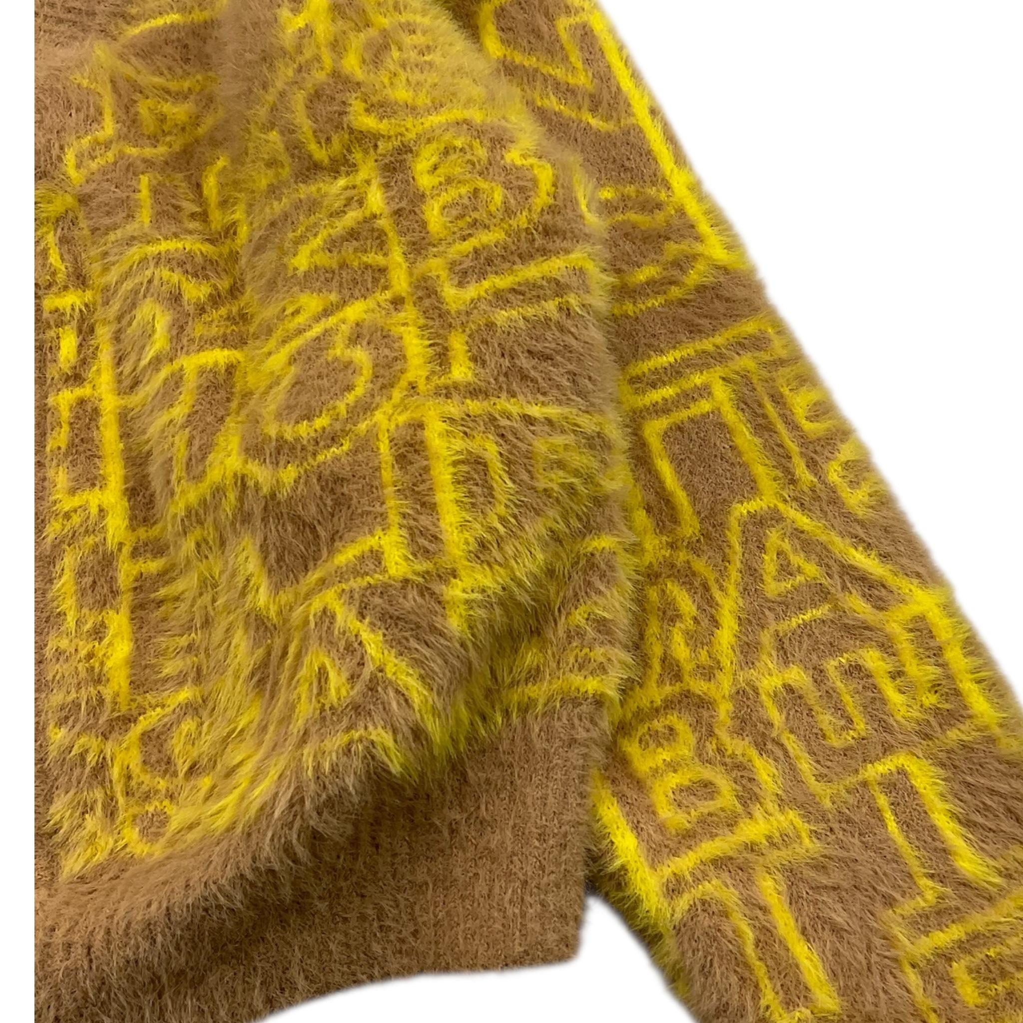 ELISABETTA FRANCHI cardigan tinta unita logato Giallo per Bambina EFMA151 GIALLO ELISABETTA FRANCHI