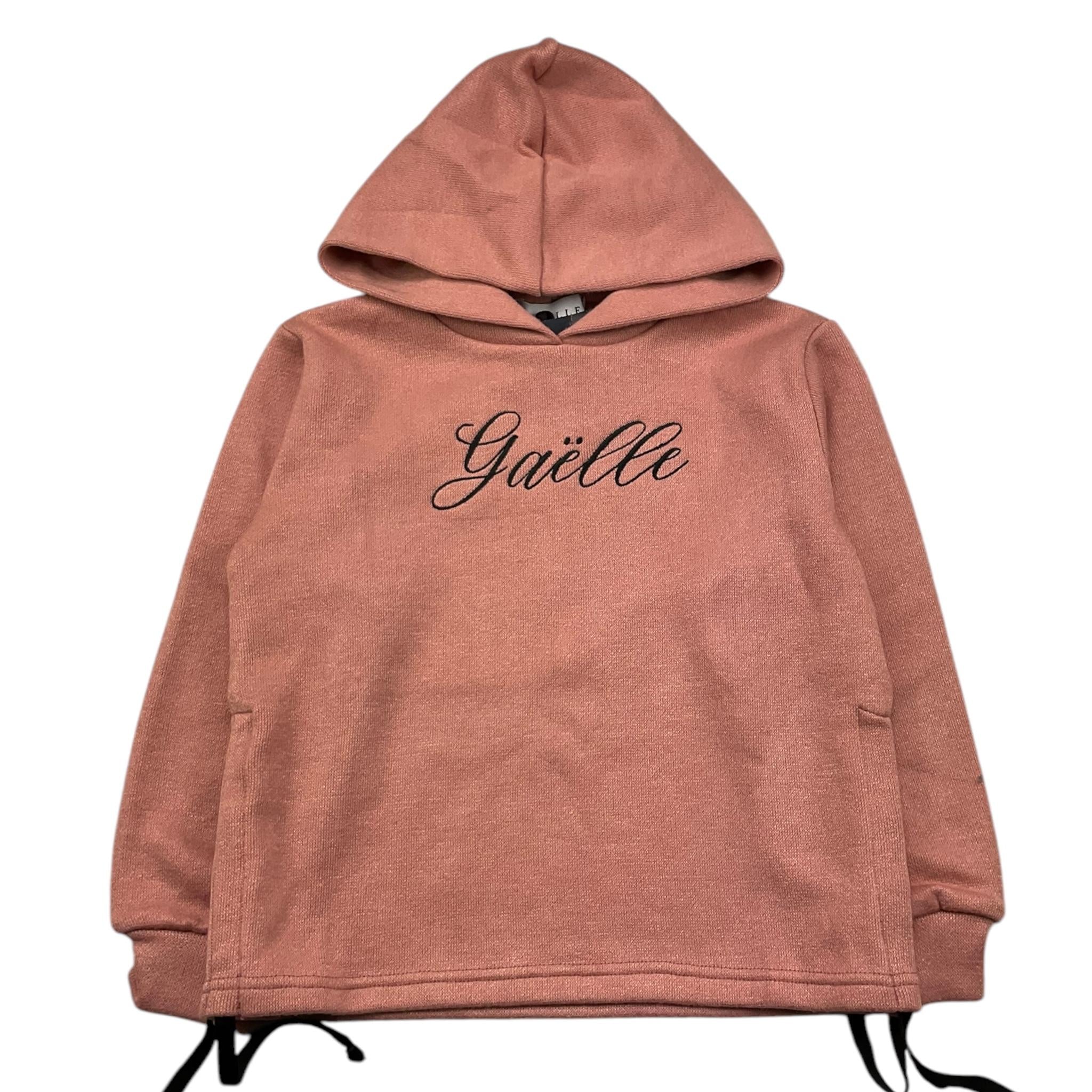 GAELLE felpa in maglia con cappuccio tinta unita Rosa per Bambina 2741W00330 ROSA GAELLE