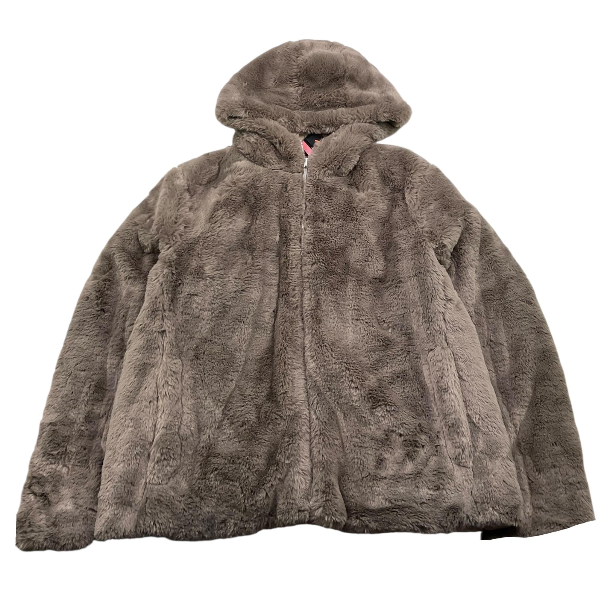 SUNS giubbino tinta unita reversibile in pelliccia Beige per Bambina GBS5355DX BEIGE SUNS