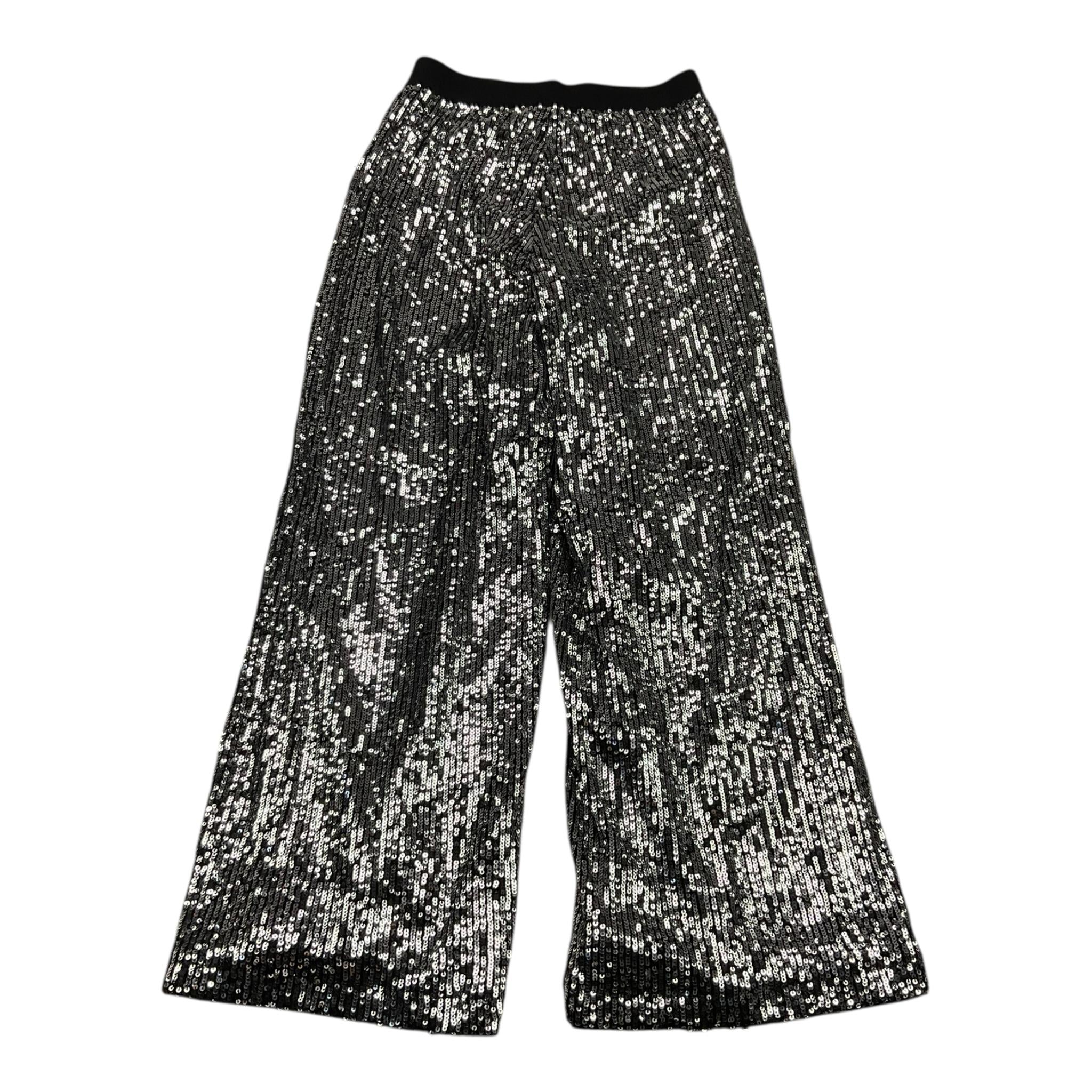 TWINSET pantalone modello a palazzo con paillettes Argento per Bambina 242GJ2351 ARGENTO TWINSET