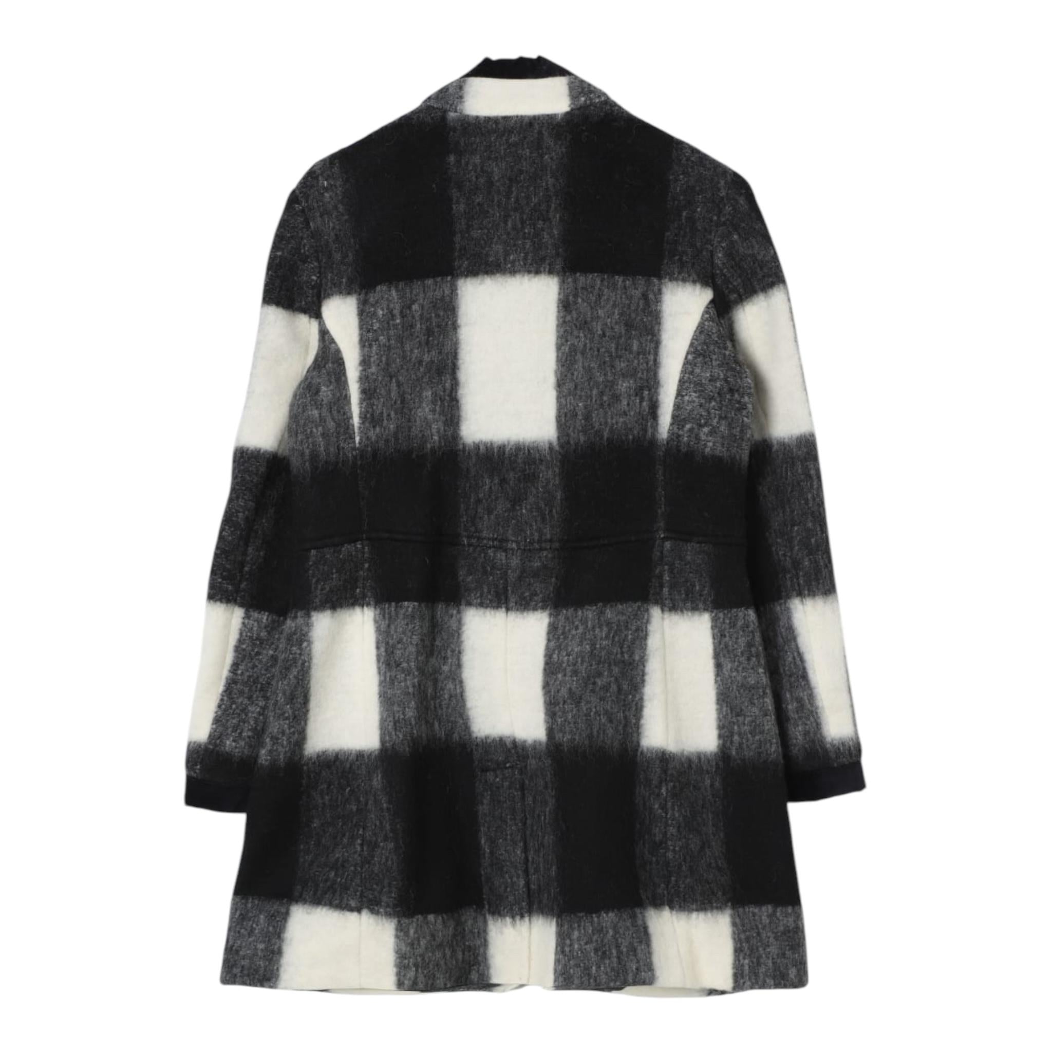FAY cappotto bicolore con fantasia a quadri Bianco/nero per Bambino FV2A00 BIANCO/NERO FAY