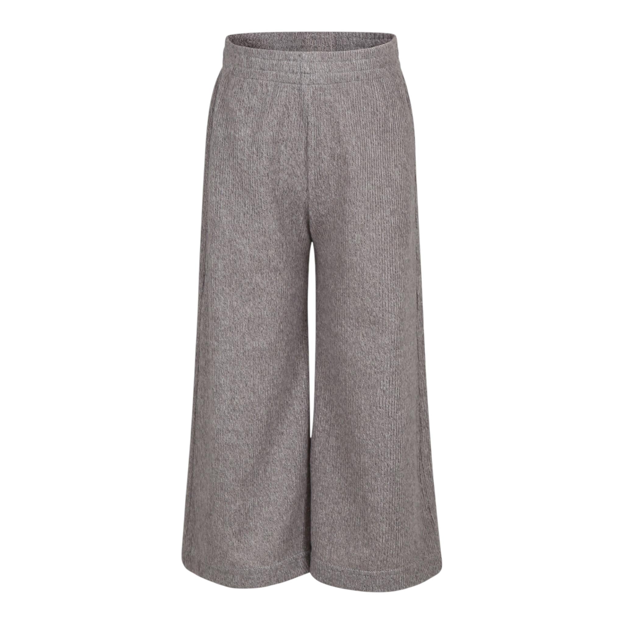 CAFFE' D'ORZO pantalone modello a palazzo con elastico in vita Grigio per Bambina ZV6A70 GRIGIO CAFFE' D'ORZO