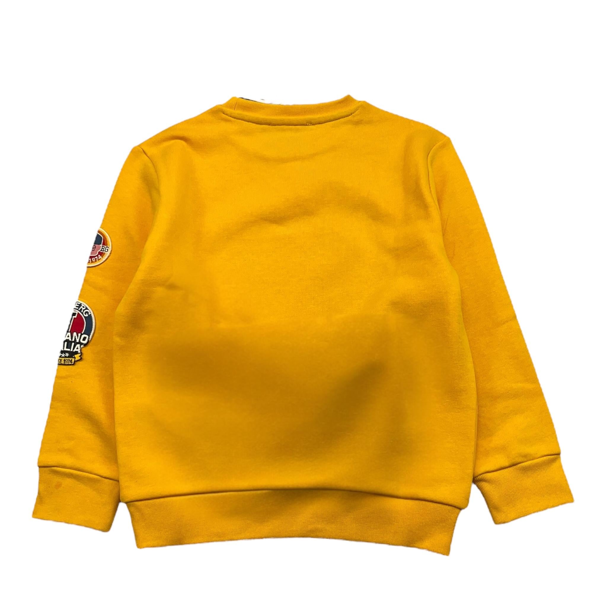 ICEBERG felpa chiusa girocollo tinta unita Giallo per Bambino MFICE5312BJ GIALLO ICEBERG