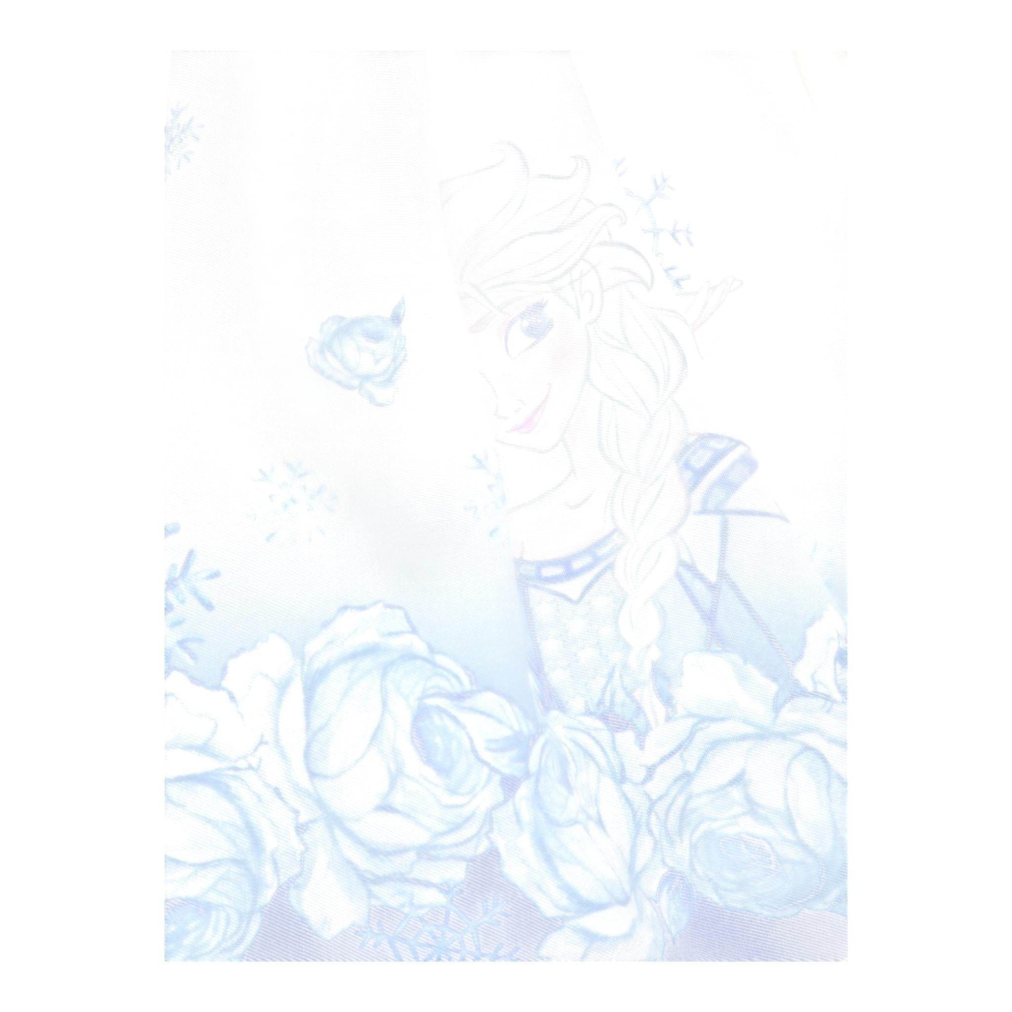 MONNALISA abito bicolore con stampa frozen Bianco per Bambina 11D926NP BIANCO MONNALISA