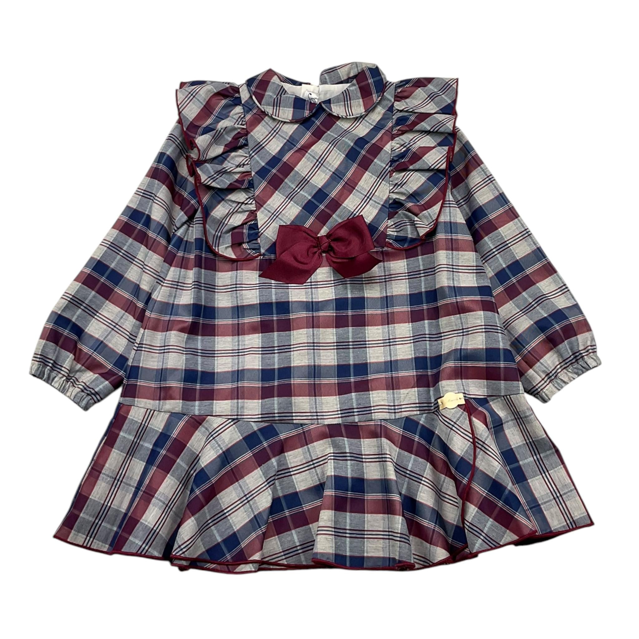 MIRANDA abito manica lunga stampa fantasia Blu per Bambina 360609V BLU MIRANDA