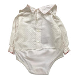 LA STUPENDERIA camicia modello body tinta unita con fantasia stelle Bianco per Neonata TBBD52 BIANCO LA STUPENDERIA