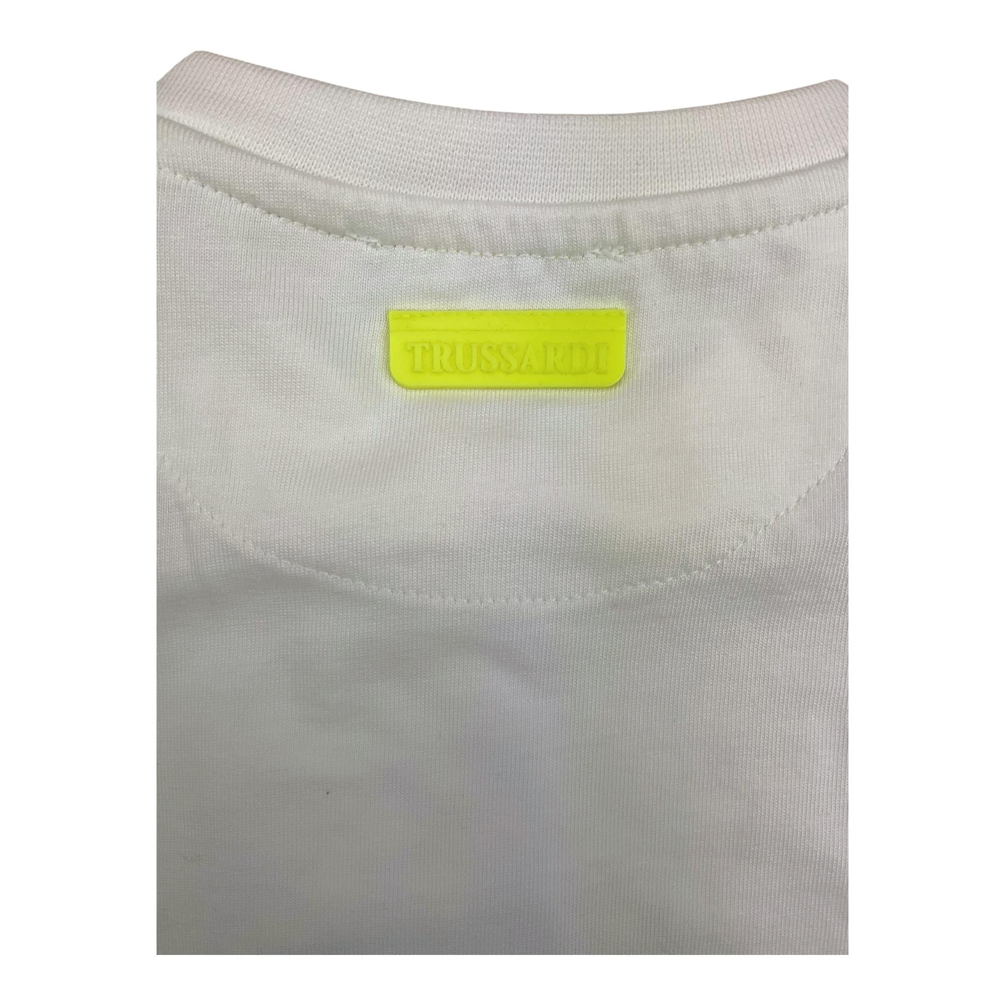 TRUSSARDI shirt girocollo tinta unita con stampa Bianco per Bambino TIA24O25TSJ BIANCO TRUSSARDI