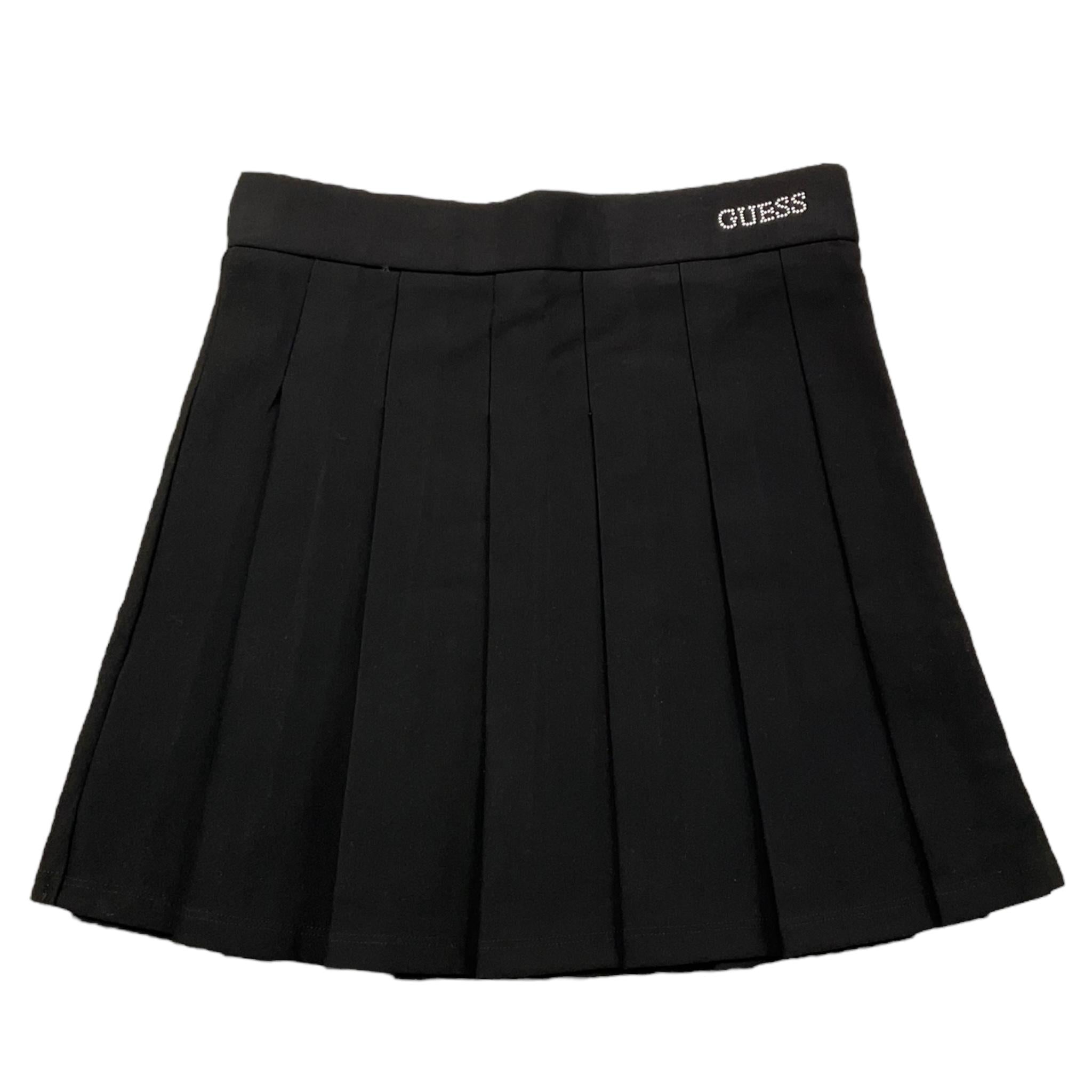 GUESS gonna tinta unita con elastico in vita Nero per Bambina J4YD02KAUH0 NERO GUESS