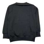 JOHN RICHMOND felpa chiusa girocollo tinta unita con stampa in contrasto Nero per Bambino RBA25179FE NERO JOHN RICHMOND