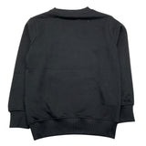 JOHN RICHMOND felpa chiusa girocollo tinta unita con stampa in contrasto Nero per Bambino RBA25179FE NERO JOHN RICHMOND