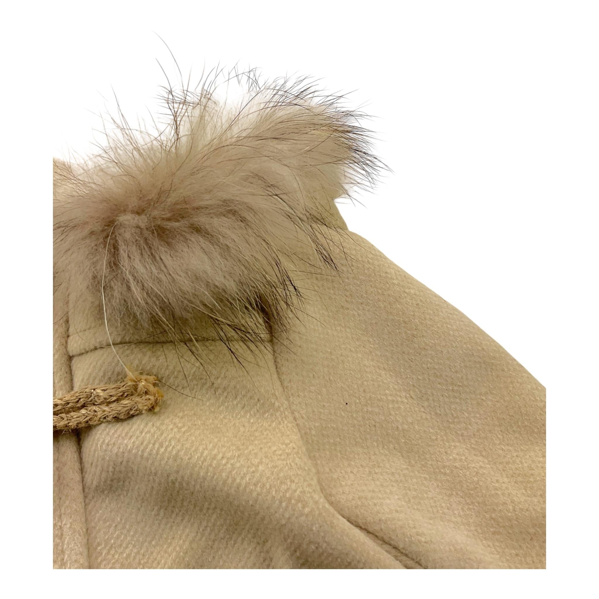 NEVER TOO cappotto tinta unita con cappuccio Beige per Neonato NT2180NX BEIGE NEVER TOO