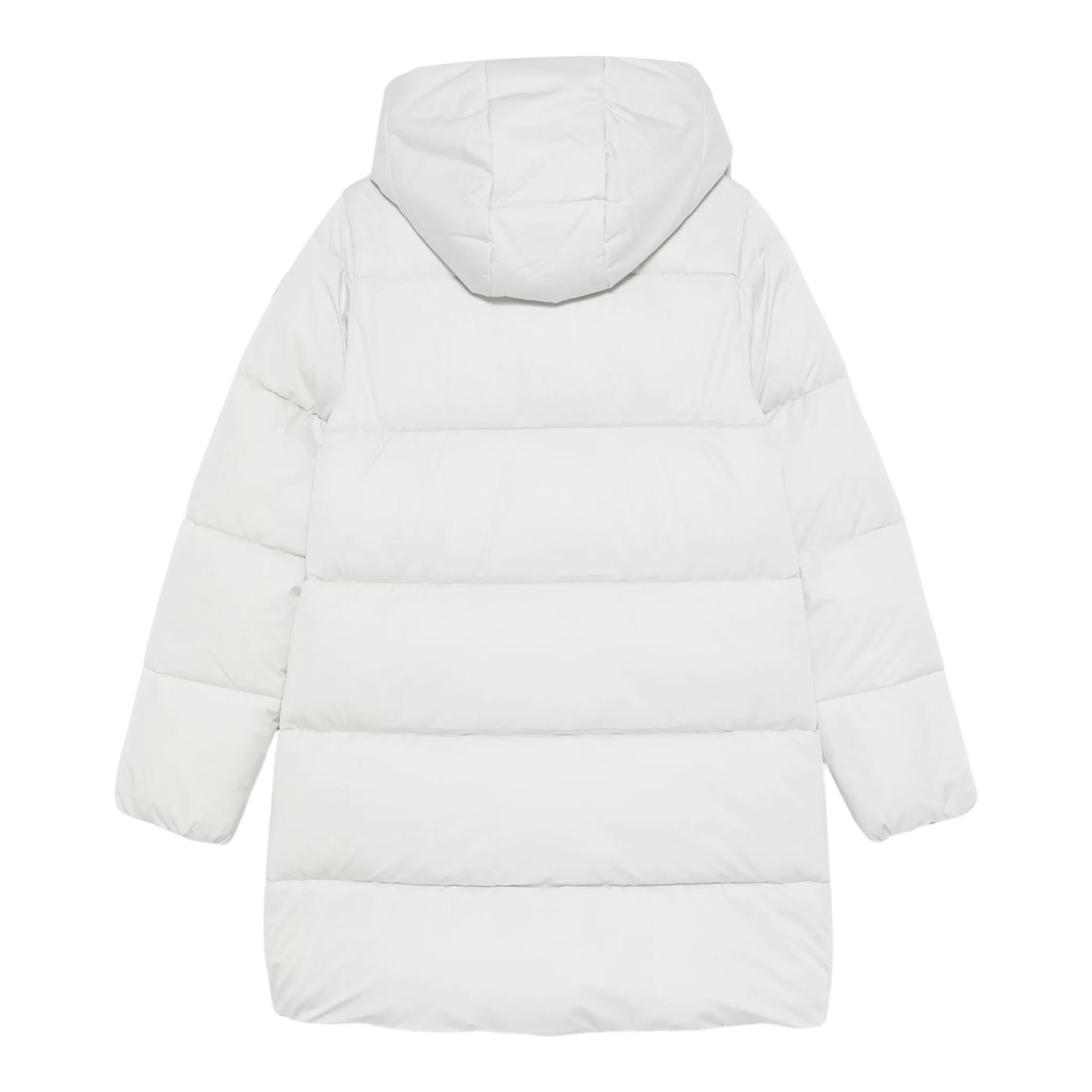 SAVE THE DUCK giubbino tinta unita con cappuccio Grigio per Bambina J41804GJ GRIGIO SAVE THE DUCK