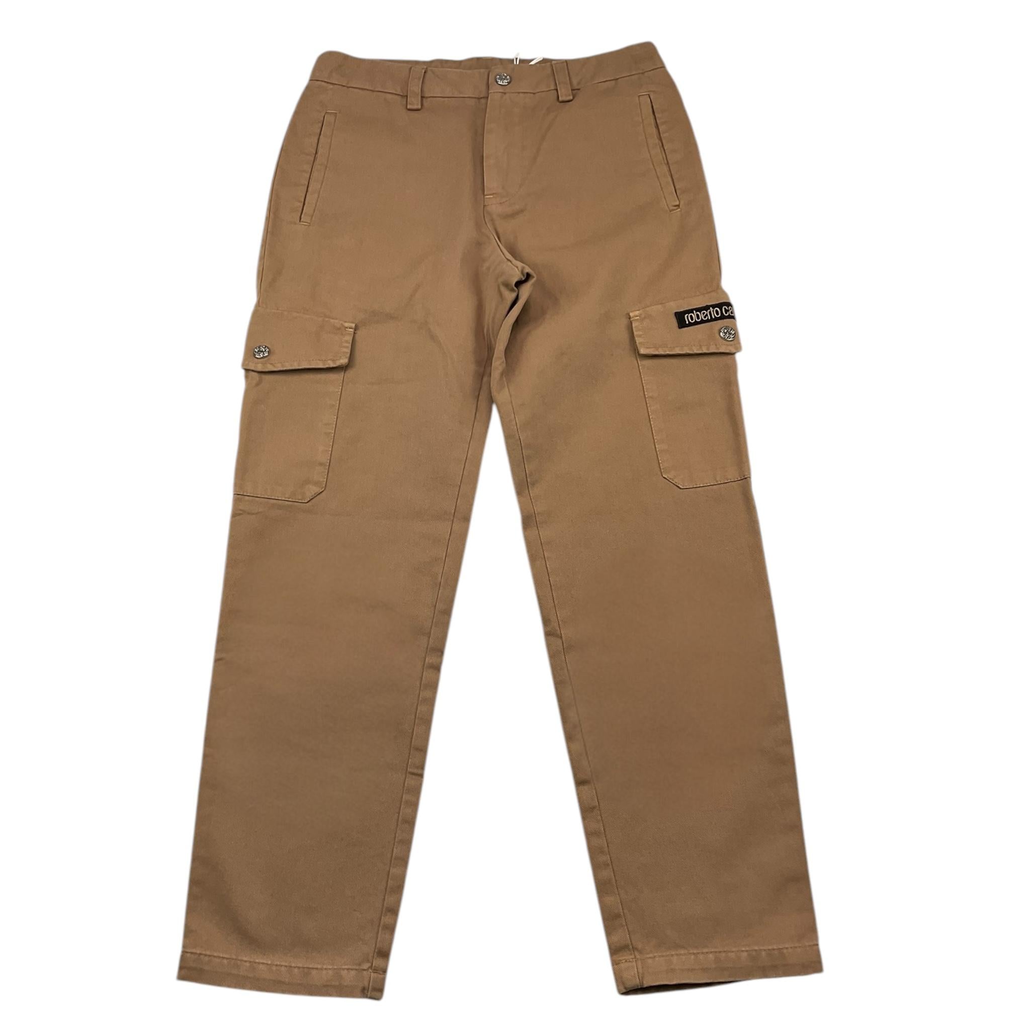 ROBERTO CAVALLI pantalone tinta unita con tasconi Beige per Bambino TJT20B BEIGE ROBERTO CAVALLI