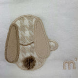 MARLU' bavetta tinta unita con stampa  Bianco per Neonato IB58BAVM BIANCO MARLU'