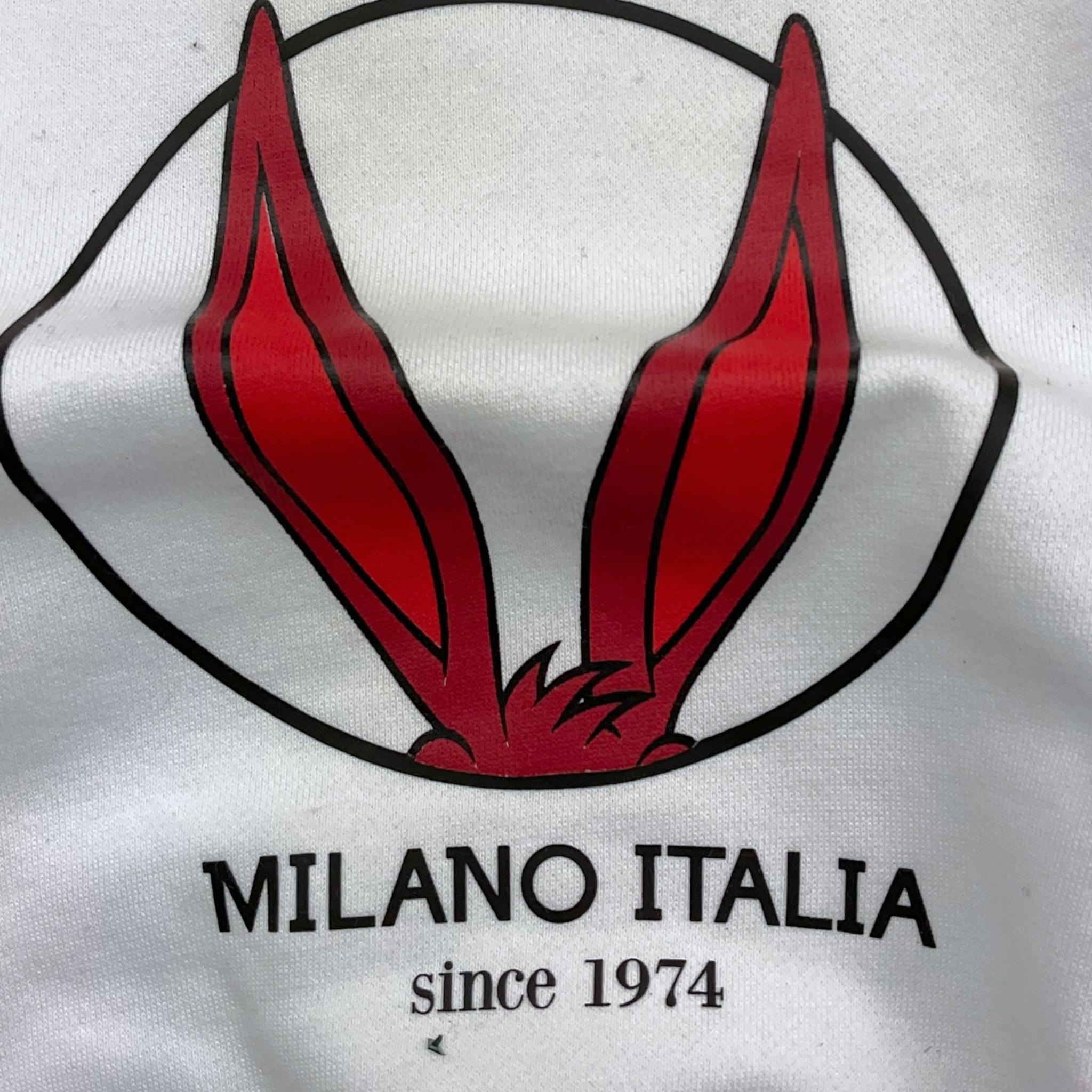 ICEBERG felpa tinta unita girocollo con stampa Bianco per Neonato MFICE5333B BIANCO ICEBERG