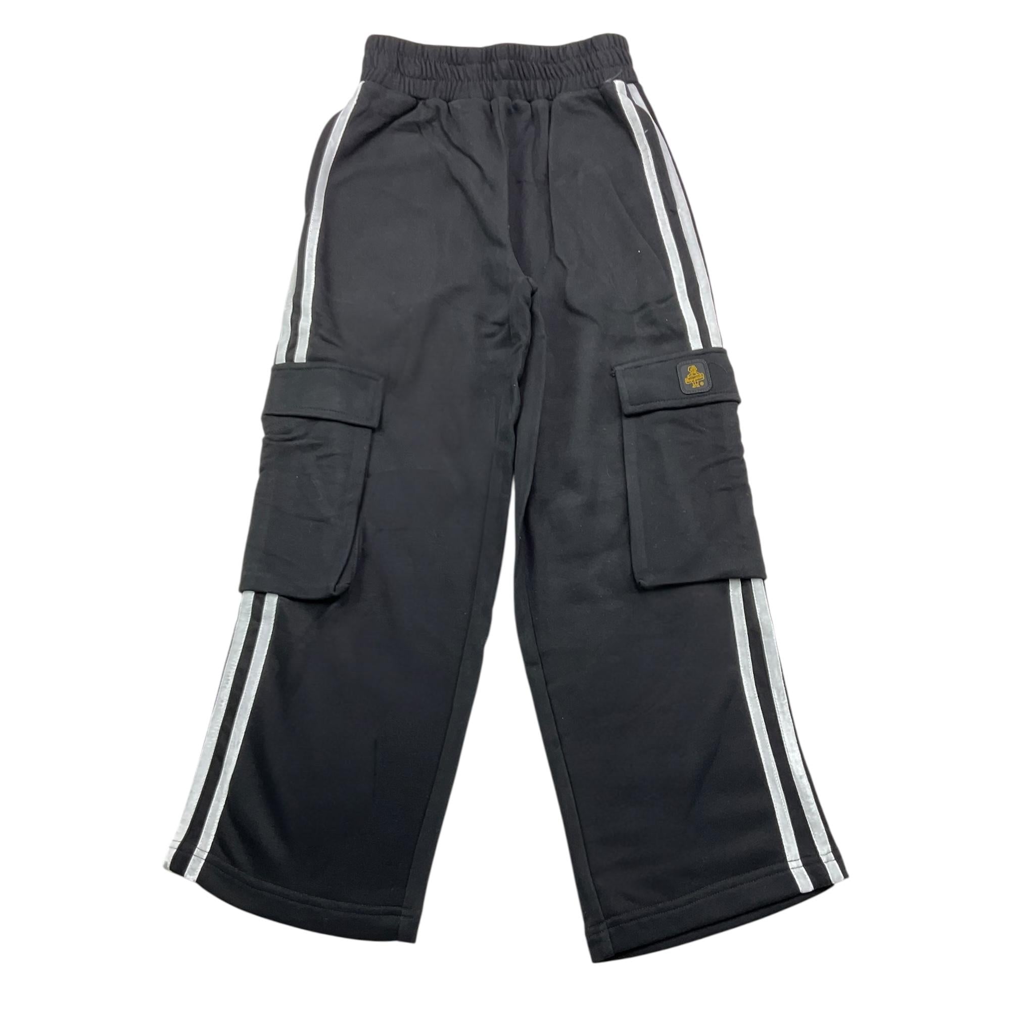 REFRIGIWEAR pantalone tuta tinta unita con fantasia a righe Nero per Bambina RWG951 NERO REFRIGIWEAR