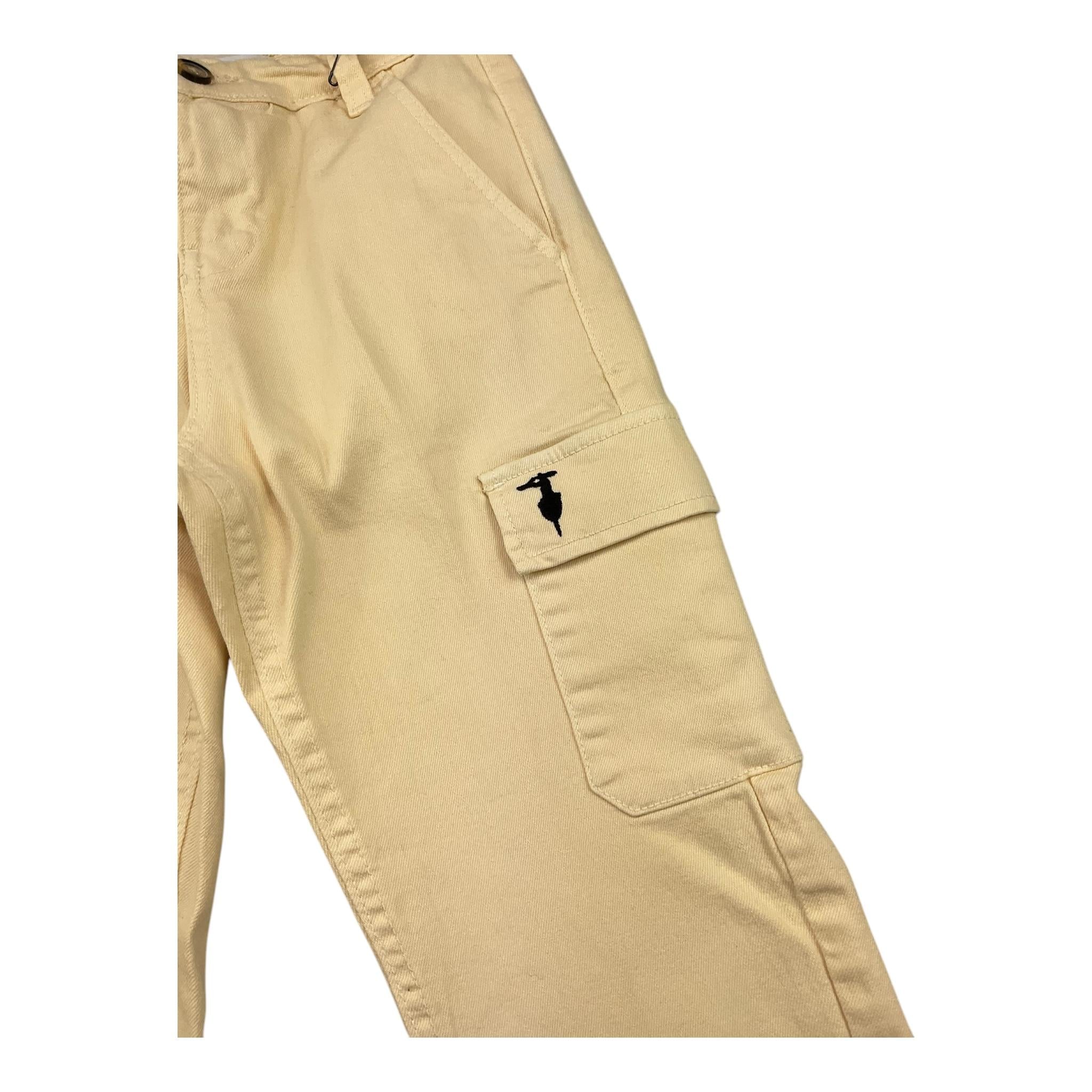 TRUSSARDI pantalone tinta unita con tasche Beige per Bambino TBA25035PA BEIGE TRUSSARDI