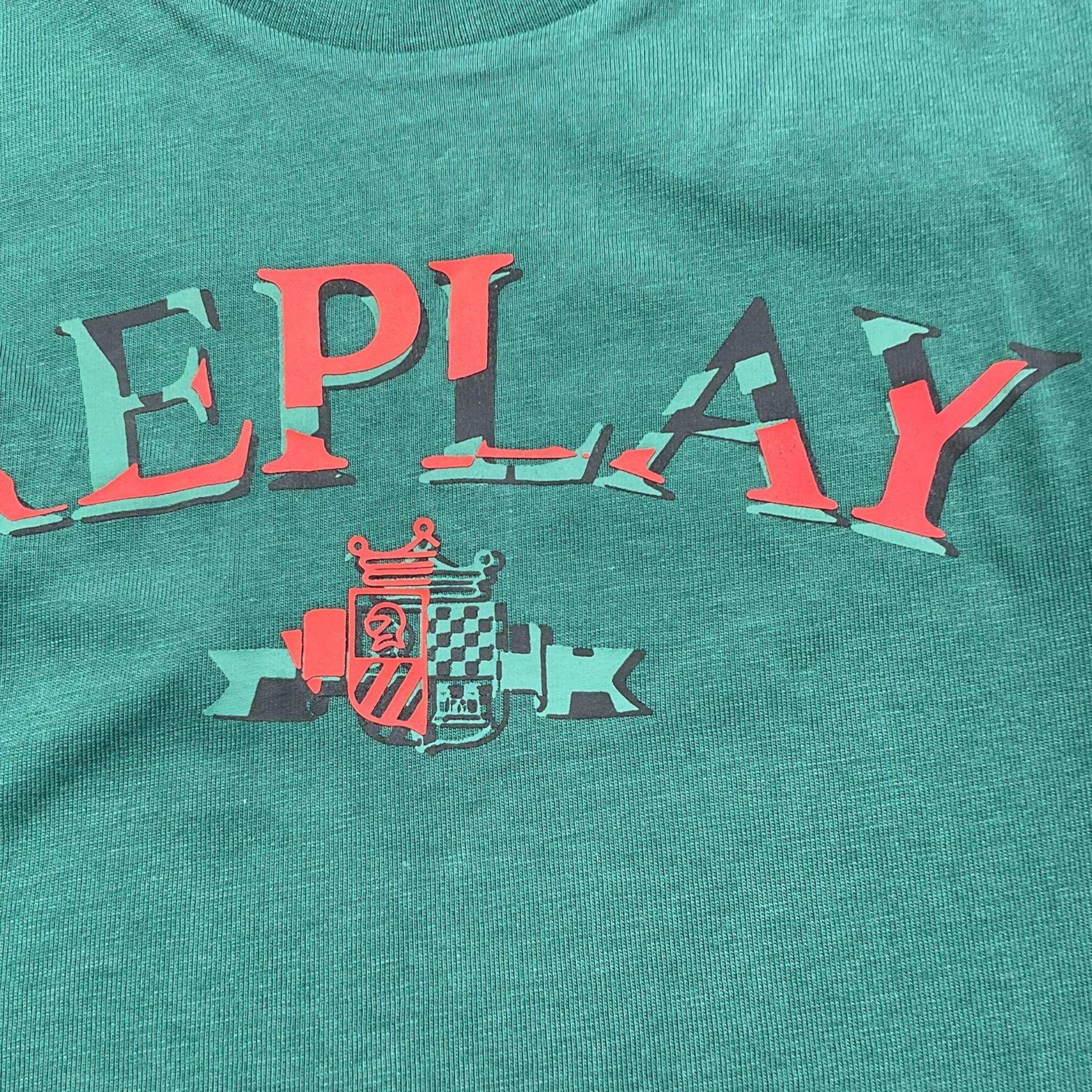 REPLAY shirt girocollo tinta unita con stampa Verde per Bambino SB7118 VERDE REPLAY