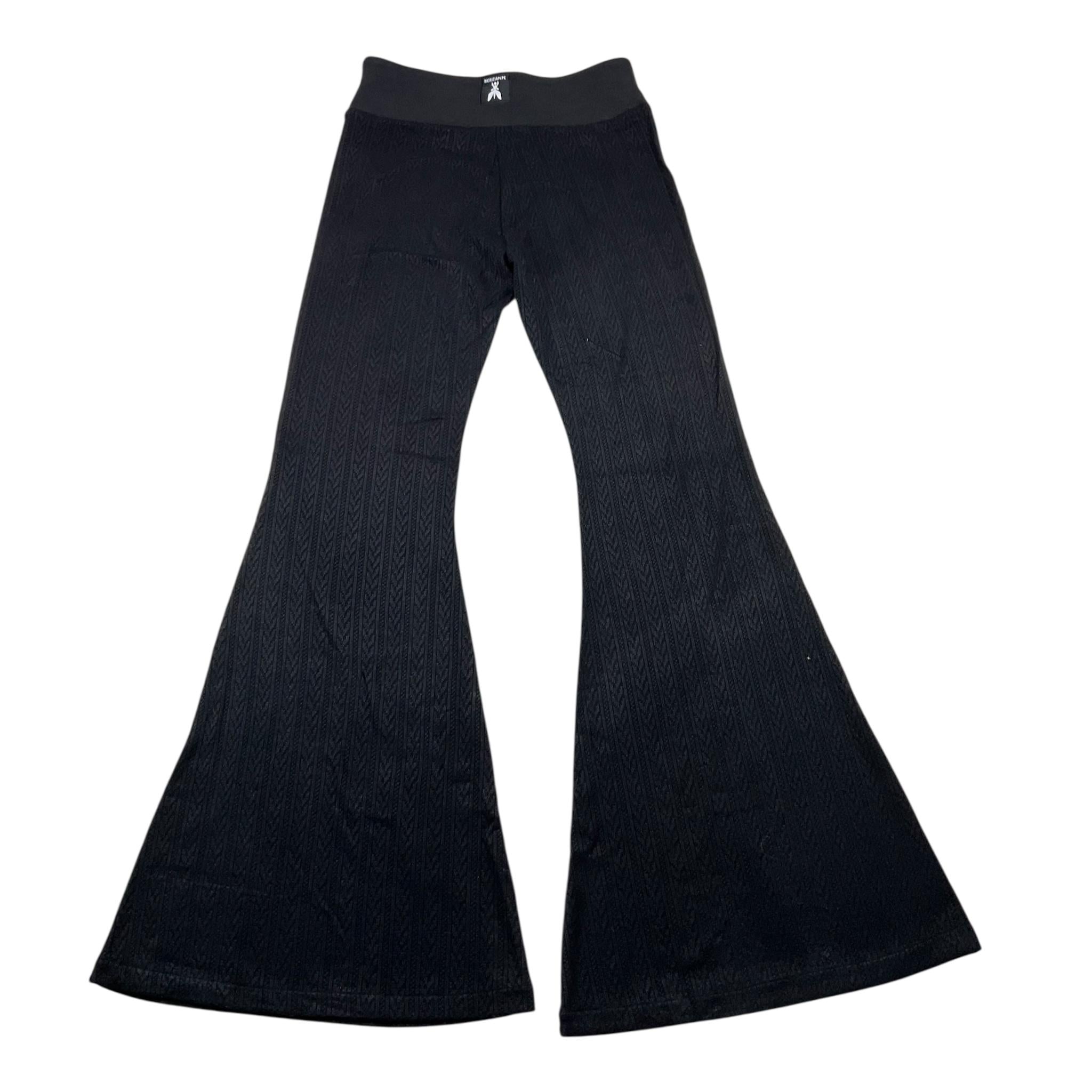 PATRIZIA PEPE pantalone tinta unita modello zampa Nero per Bambina 7P0361 NERO PATRIZIA PEPE