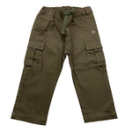PLEASE pantalone tinta unita con elastico in vita Verde per Neonato PE43132B65 VERDE PLEASE