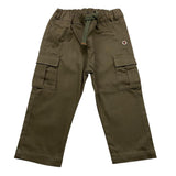 PLEASE pantalone tinta unita con elastico in vita Verde per Neonato PE43132B65 VERDE PLEASE