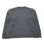 DOU DOU maglia girocollo tinta unita con logo Grigio per Bambino DV9P20 GRIGIO DOU DOU