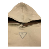 YES LONDON felpa chiusa con cappuccio tinta unita con maniche in contrasto Panna per Bambino JR5063X PANNA YES LONDON