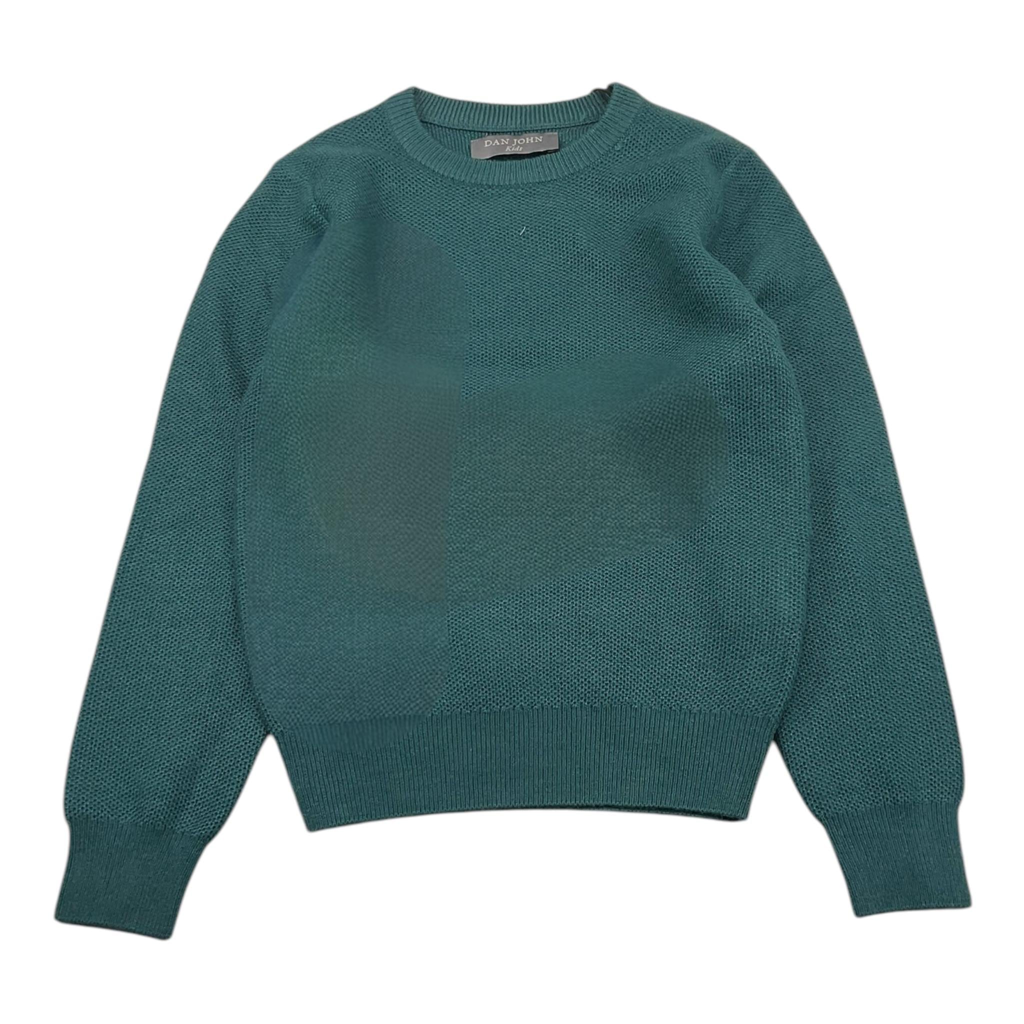 DAN JOHN maglia girocollo tinta unita Verde per Bambino MGD5308JX VERDE DAN JOHN