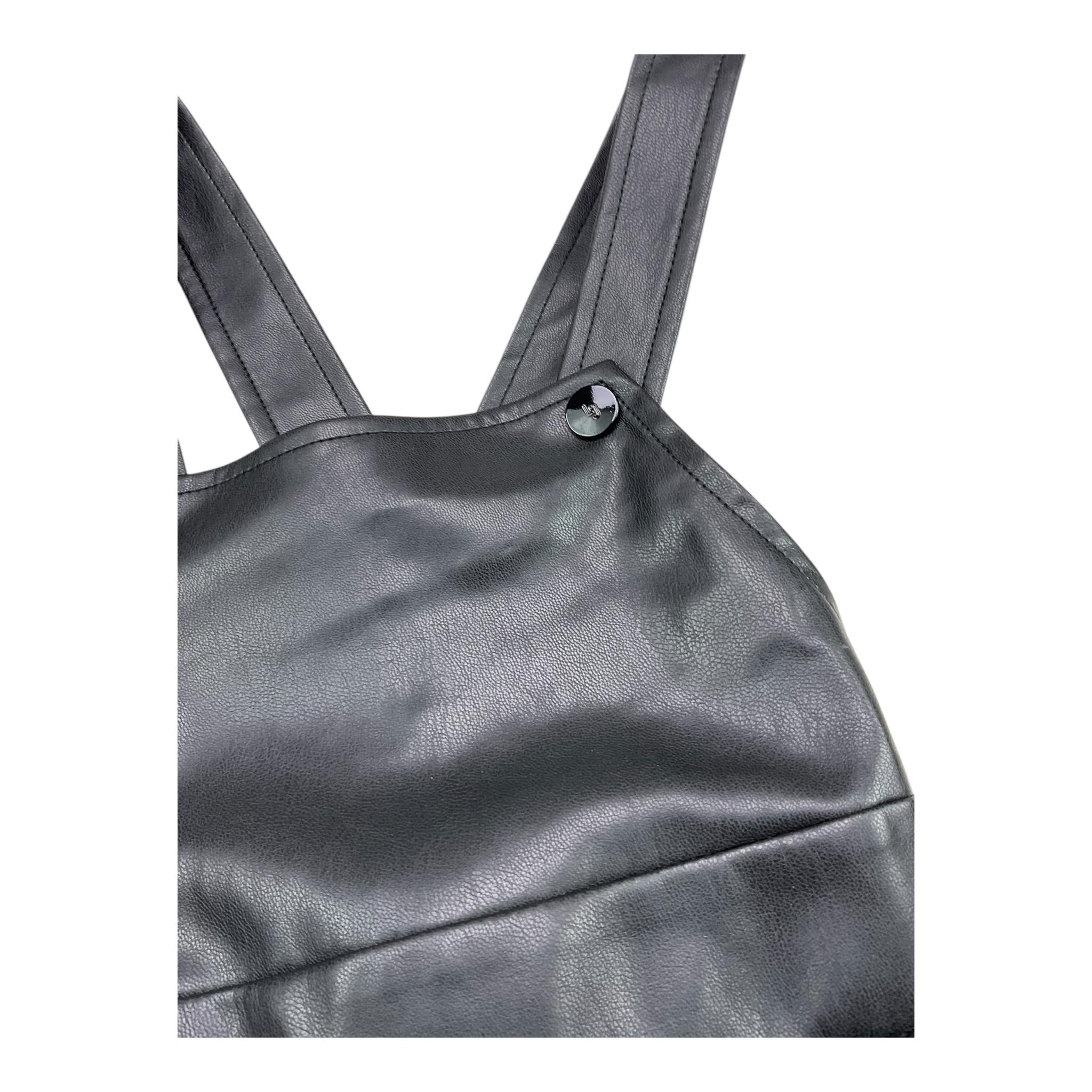 LIU JO salopettes tinta unita in ecopelle Nero per Neonata KF3025NX NERO LIU JO