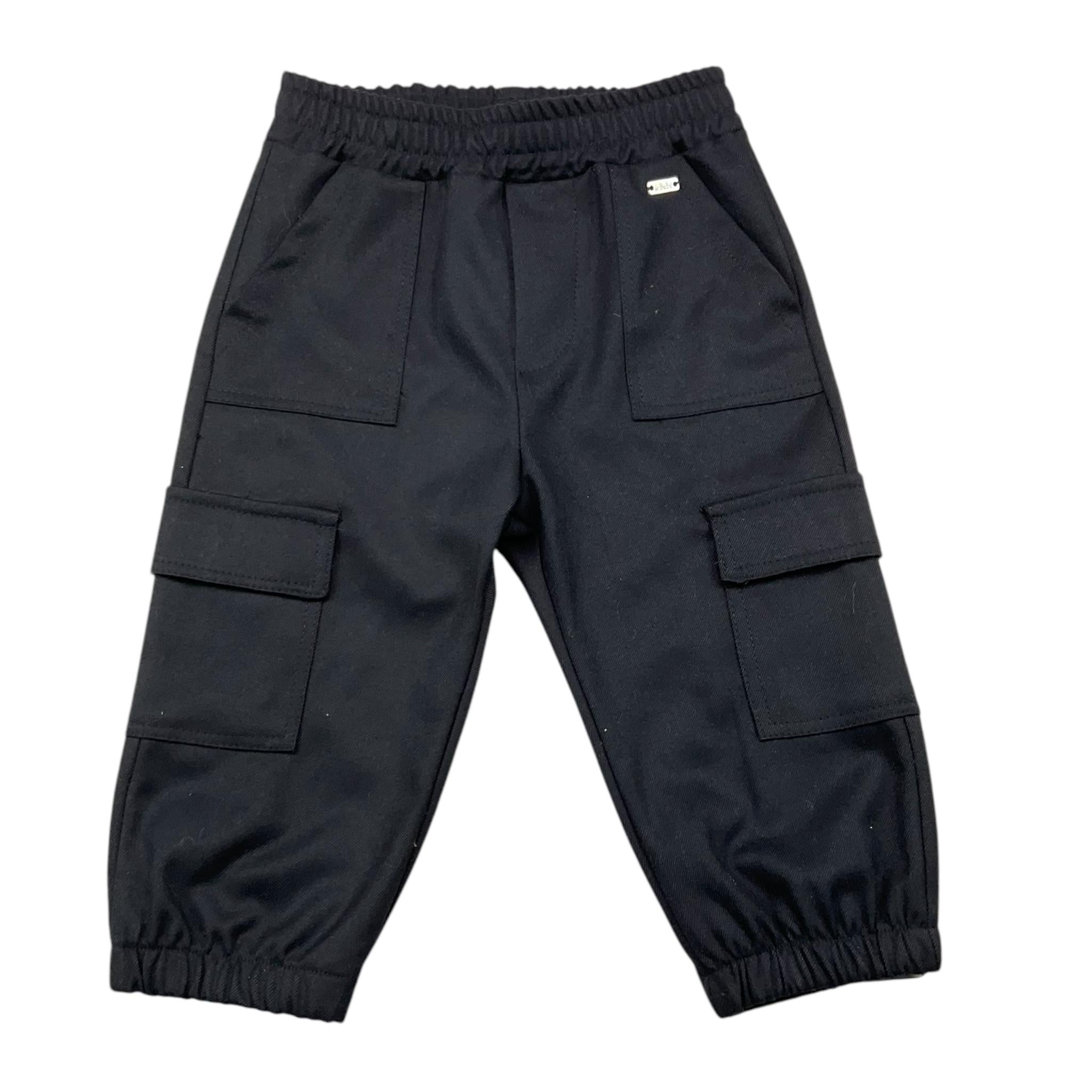 LE BEBE' pantalone tinta unita con elastico in vita Blu per Neonato LBB5171 BLU LE BEBE'