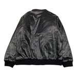 NEVER TOO giubbino in ecopelle tinta unita con zip Nero per Bambino NT1771R NERO NEVER TOO