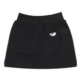 CHIARA FERRAGNI gonna tinta unita con logo Nero per Bambina 510700 NERO CHIARA FERRAGNI