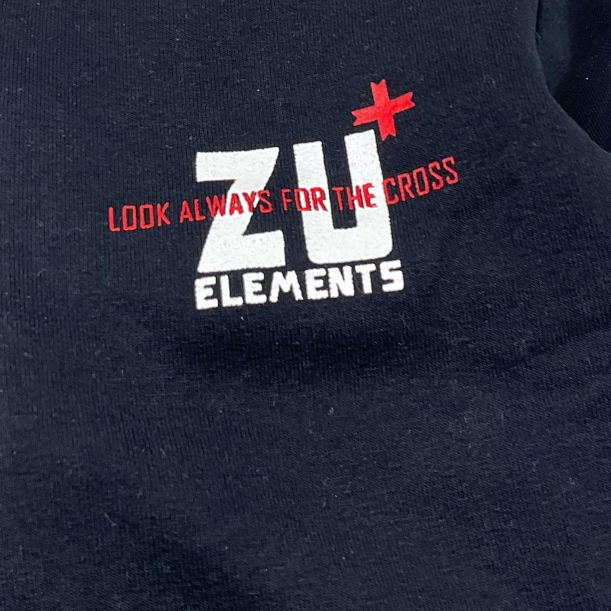ZU+ELEMENTS completo 2pz felpa-pantalone tinta unita Blu per Bambino ZU290 BLU ZU+ELEMENTS