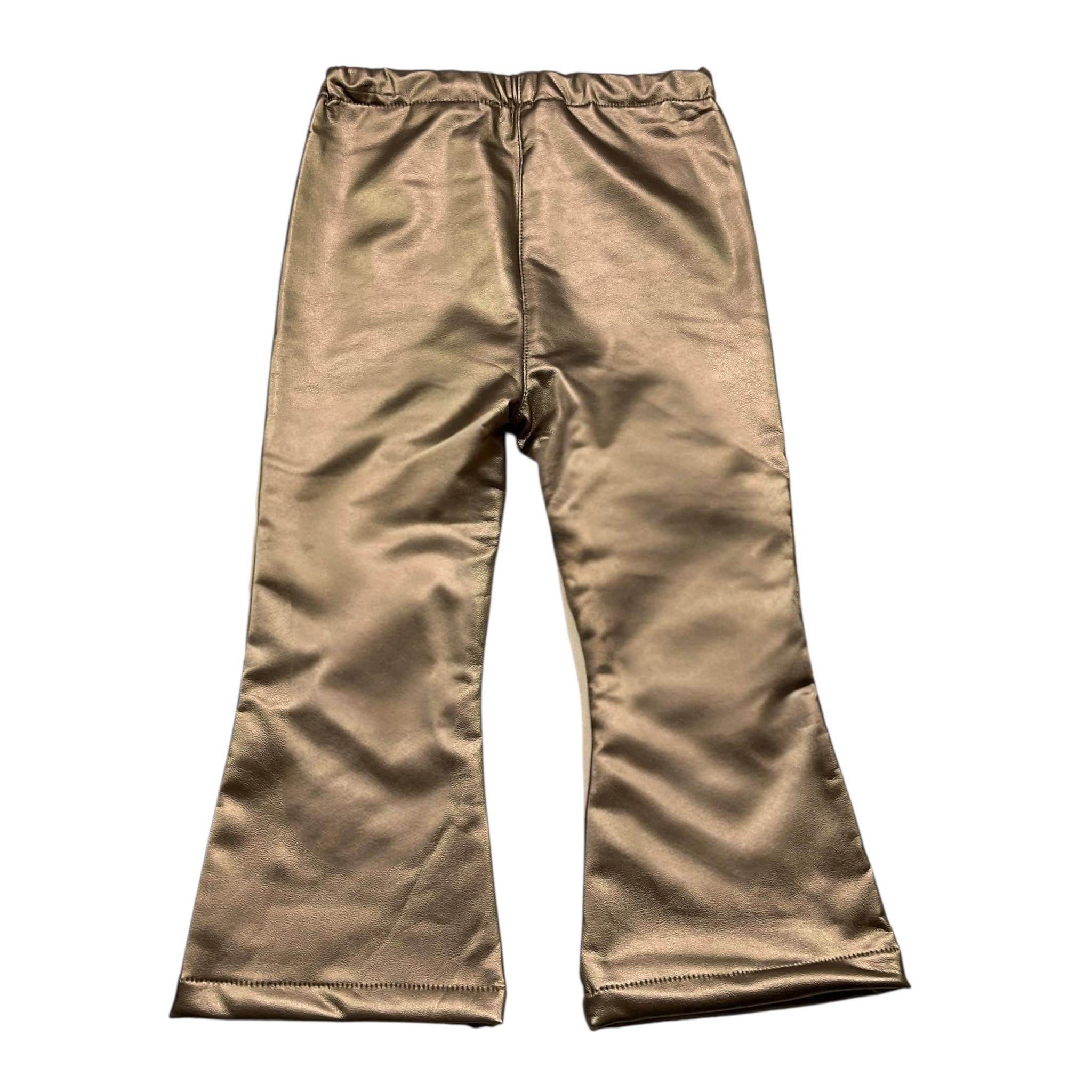 ZHOE & TOBIAH pantalone tinta unita modello a zampa Bronzo per Bambina ECL2X BRONZO ZHOE & TOBIAH